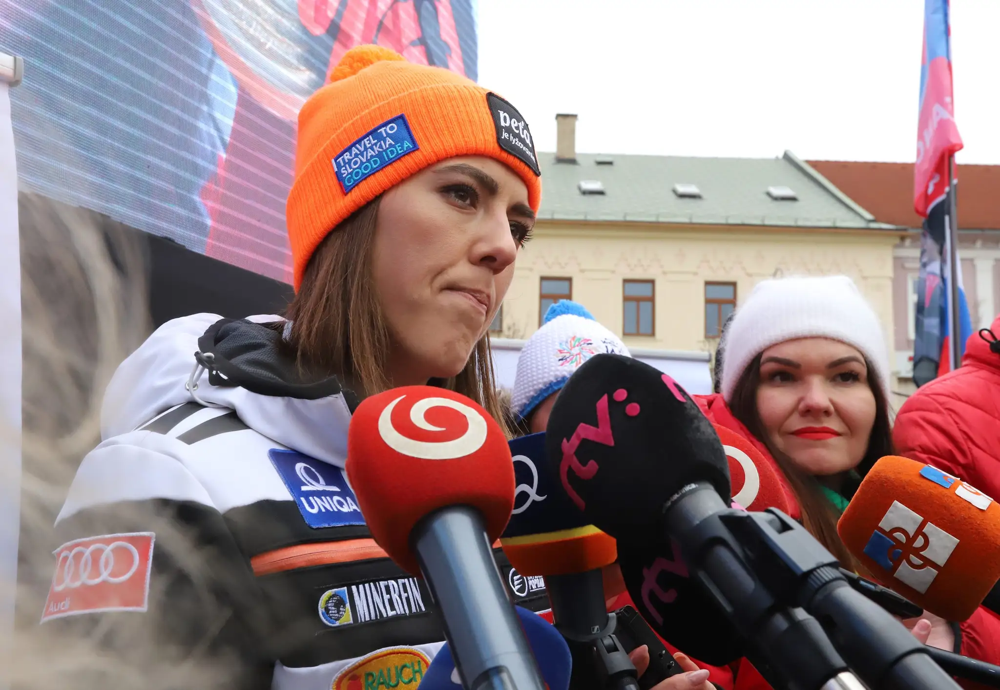 Petra Vlhová v Liptovskom Mikuláši.