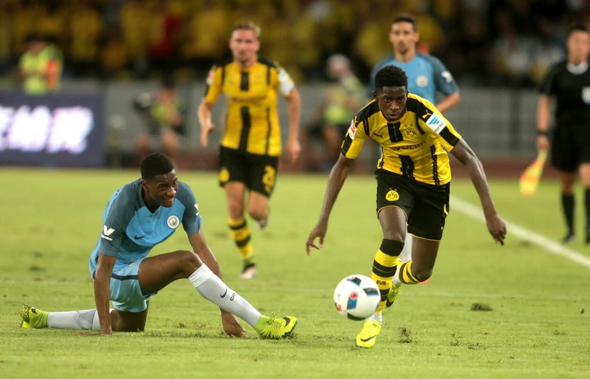 Hráč Dortmundu Ousmane Dembele.