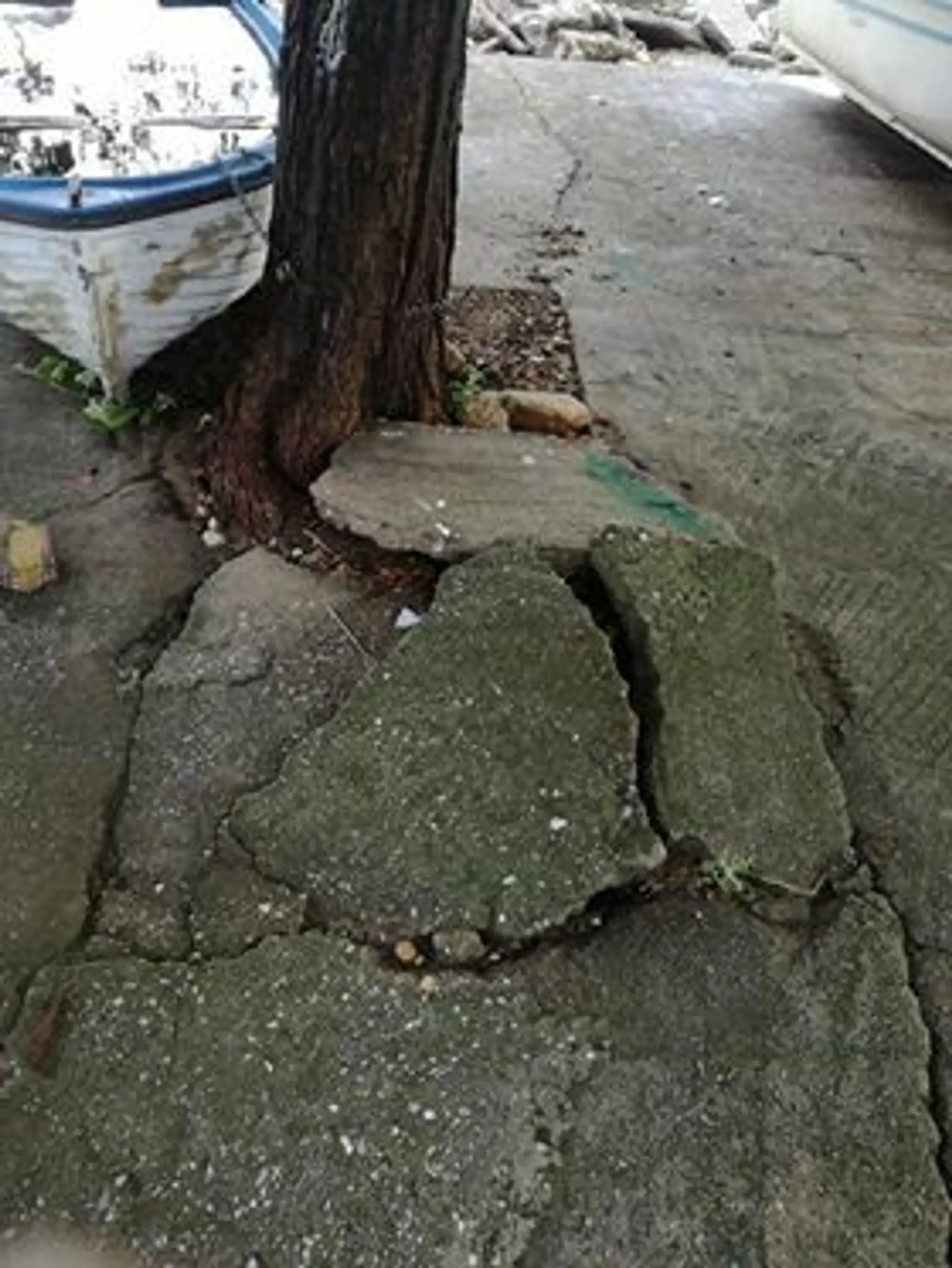 Zničené Chalkidiki.