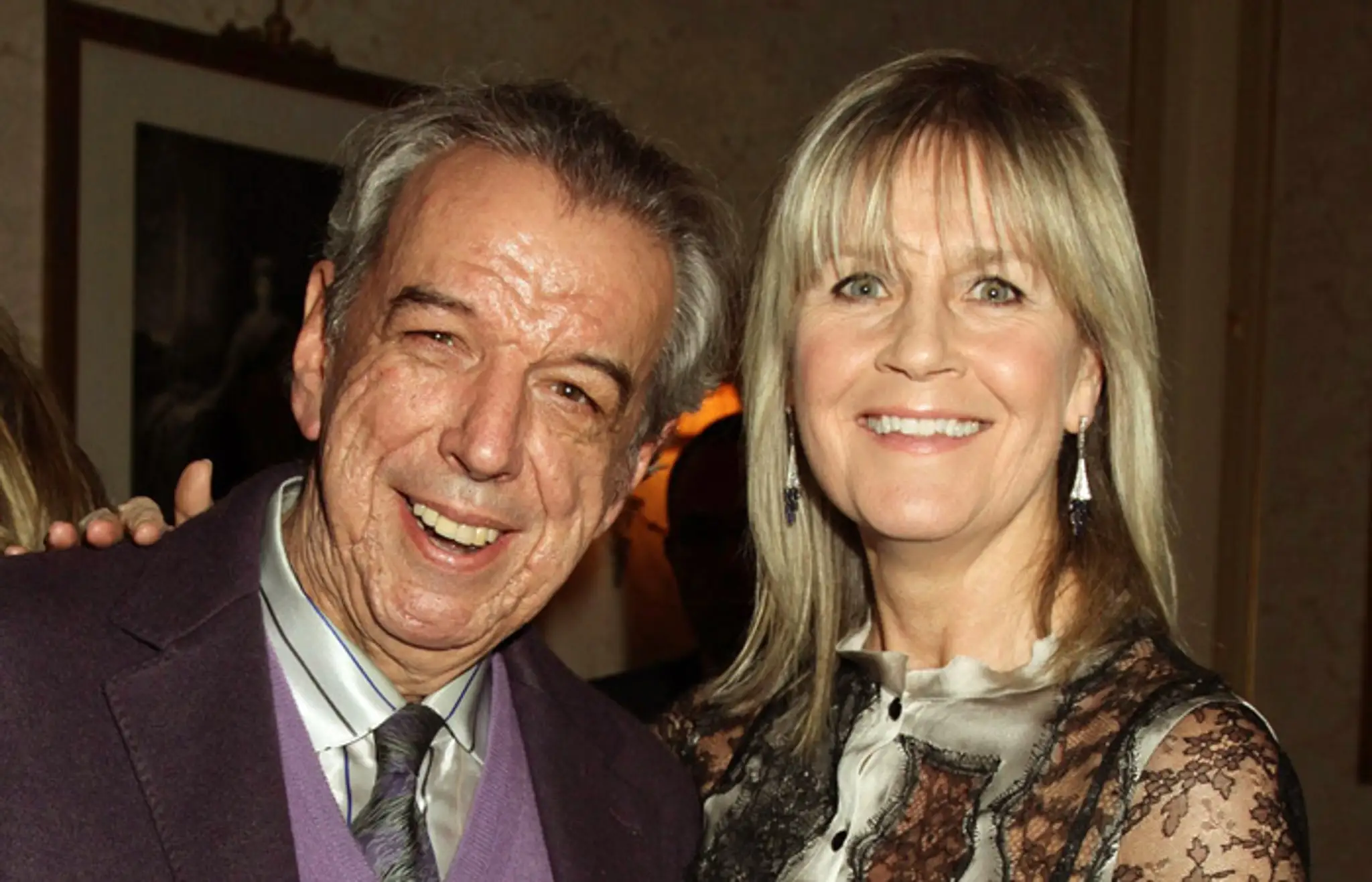 Na archívnej snímke z 29. marca 2012 je Rod Temperton s manželkou Kathy.