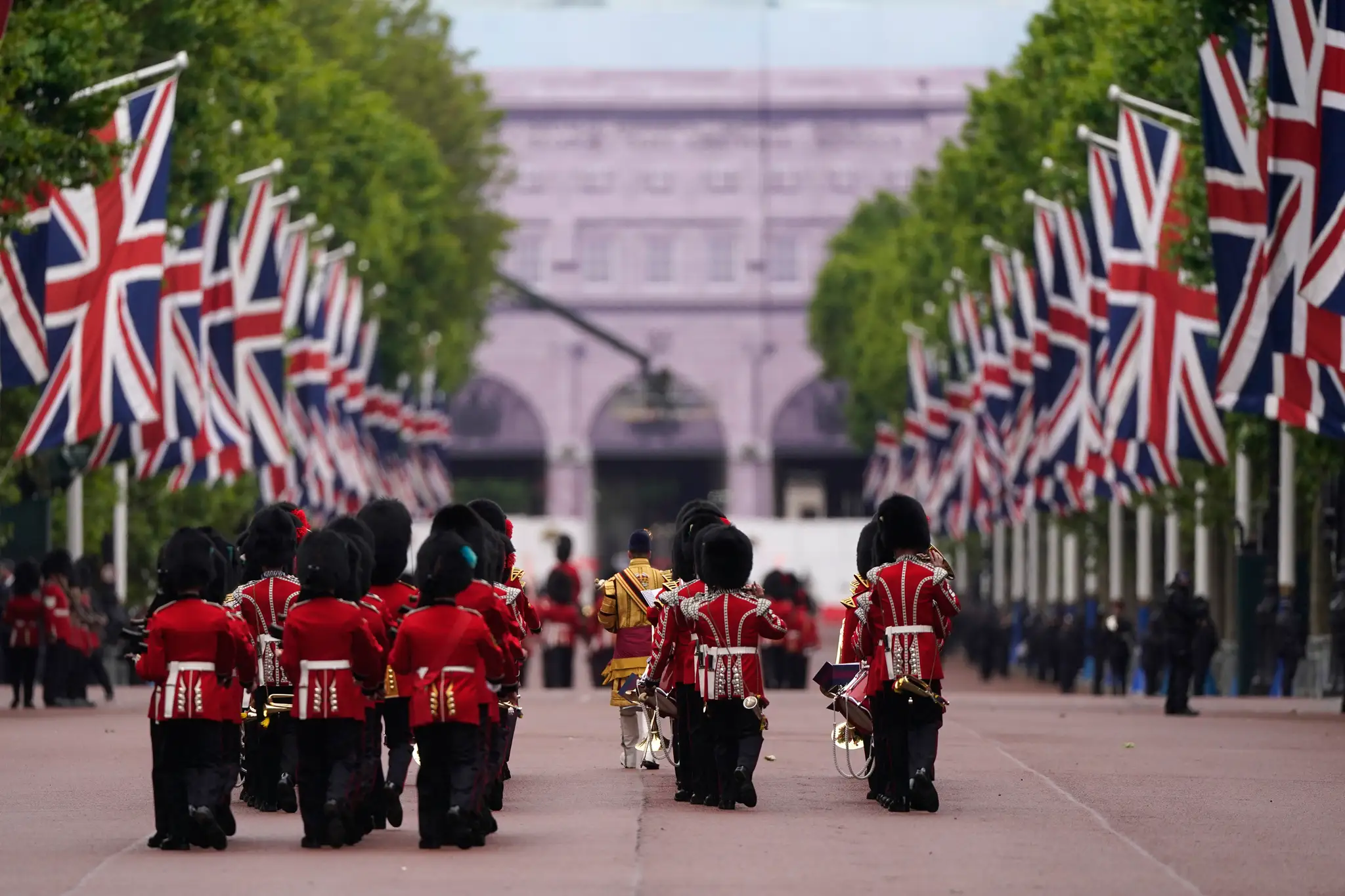 Prehliadka Trooping The Color.