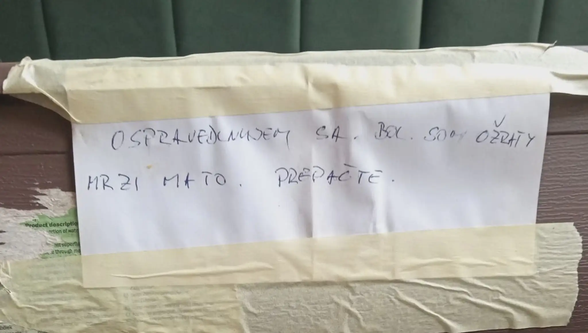 Muž sa ospravedlnil