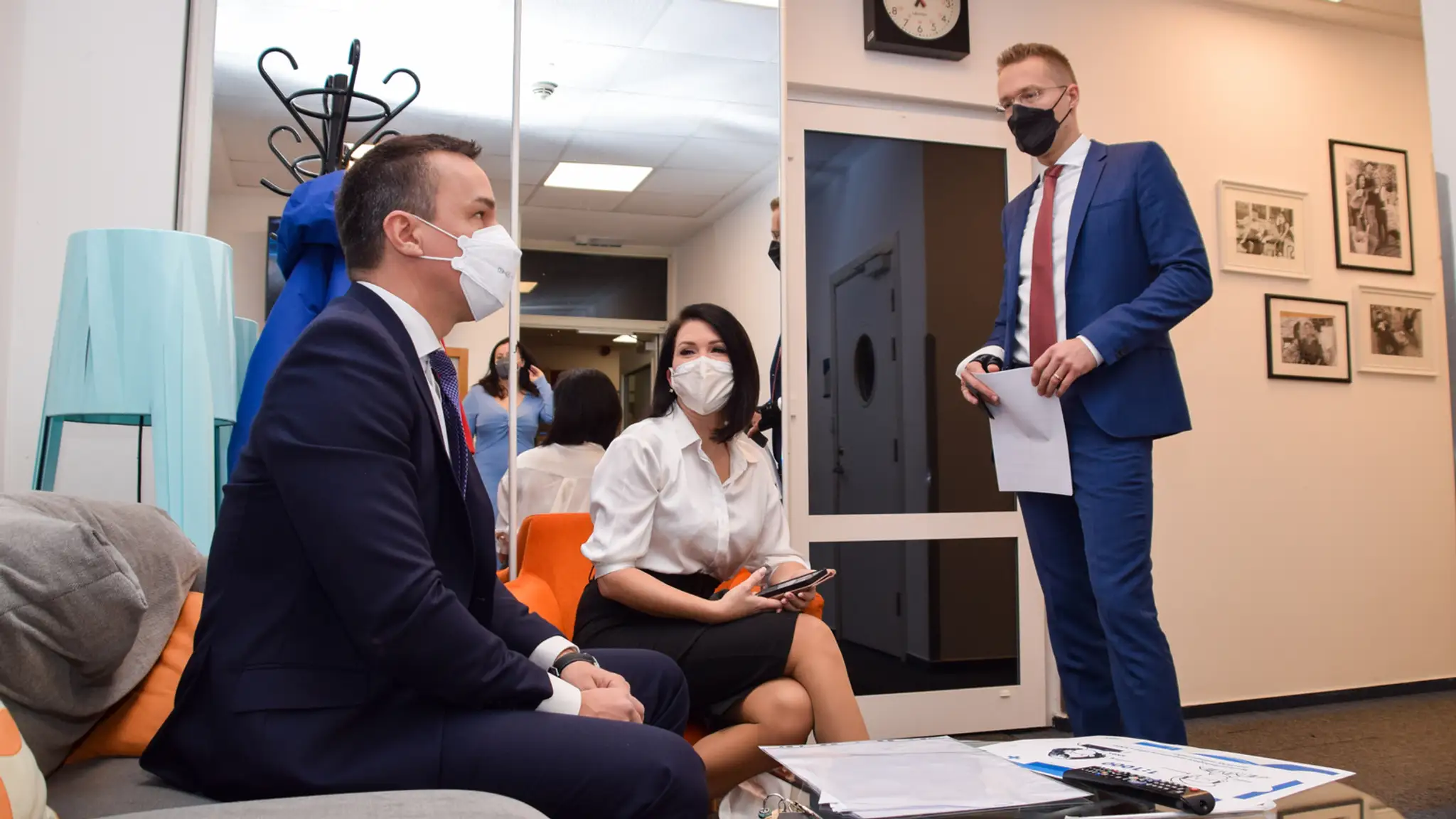 Erik Tomáš a Jana Bittó Cigániková pred nakrúcaním.