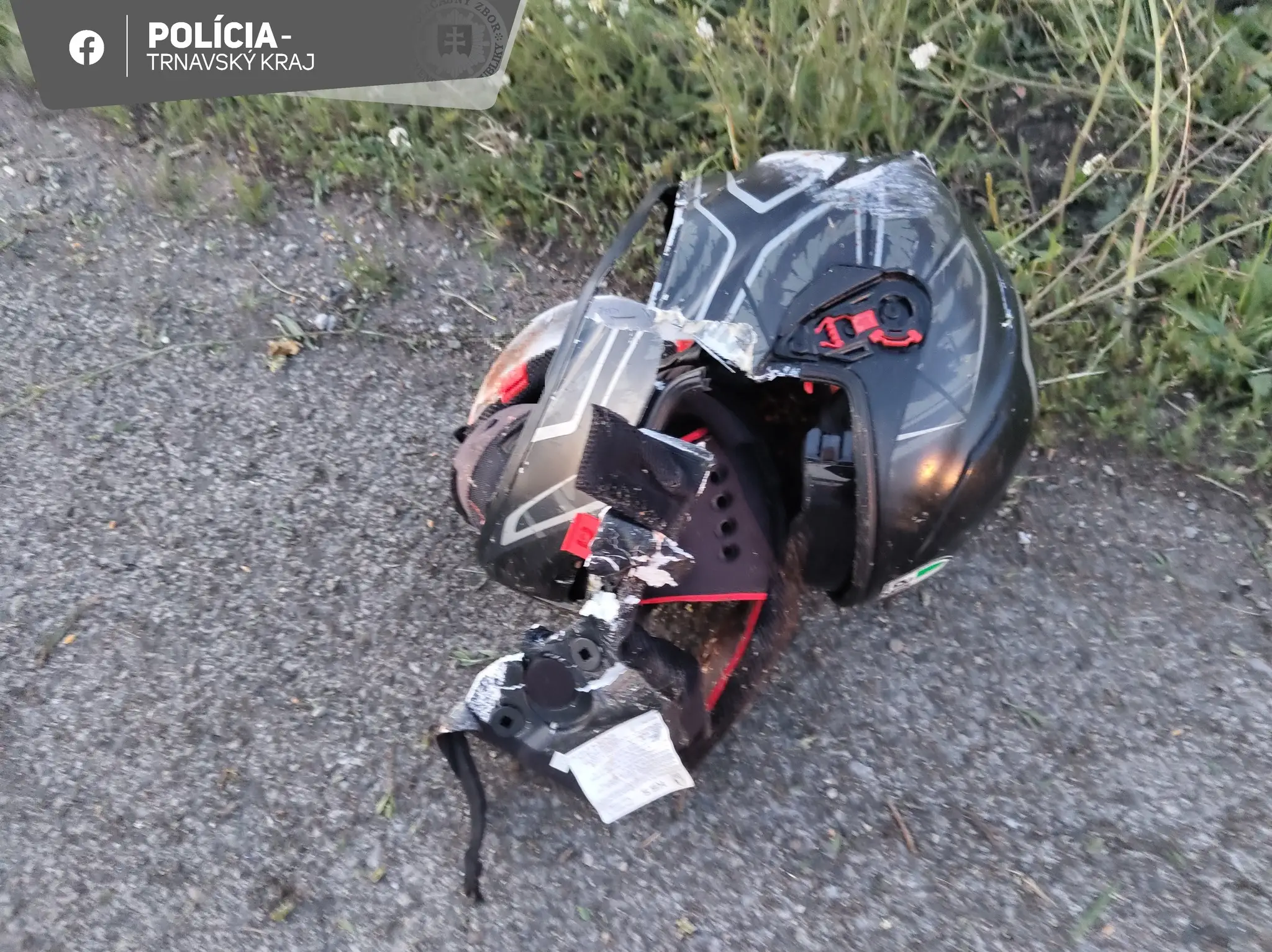 Nešťastný pád mladého motorkára