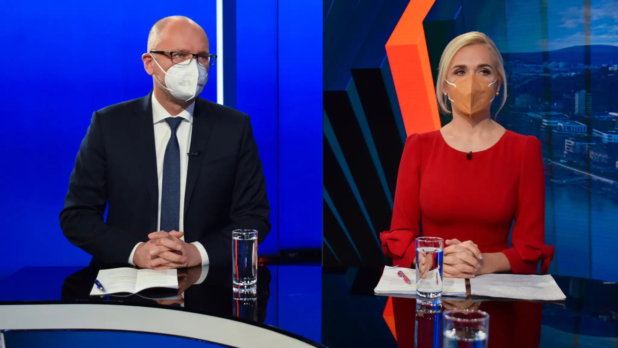 Richard Sulík a Denisa Saková v Na telo.