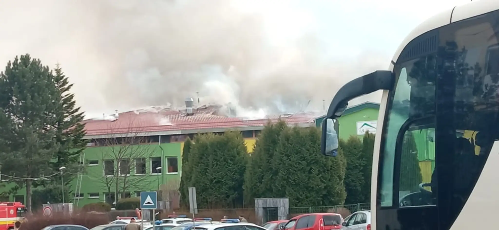 Požiar v Spišskej Novej Vsi.