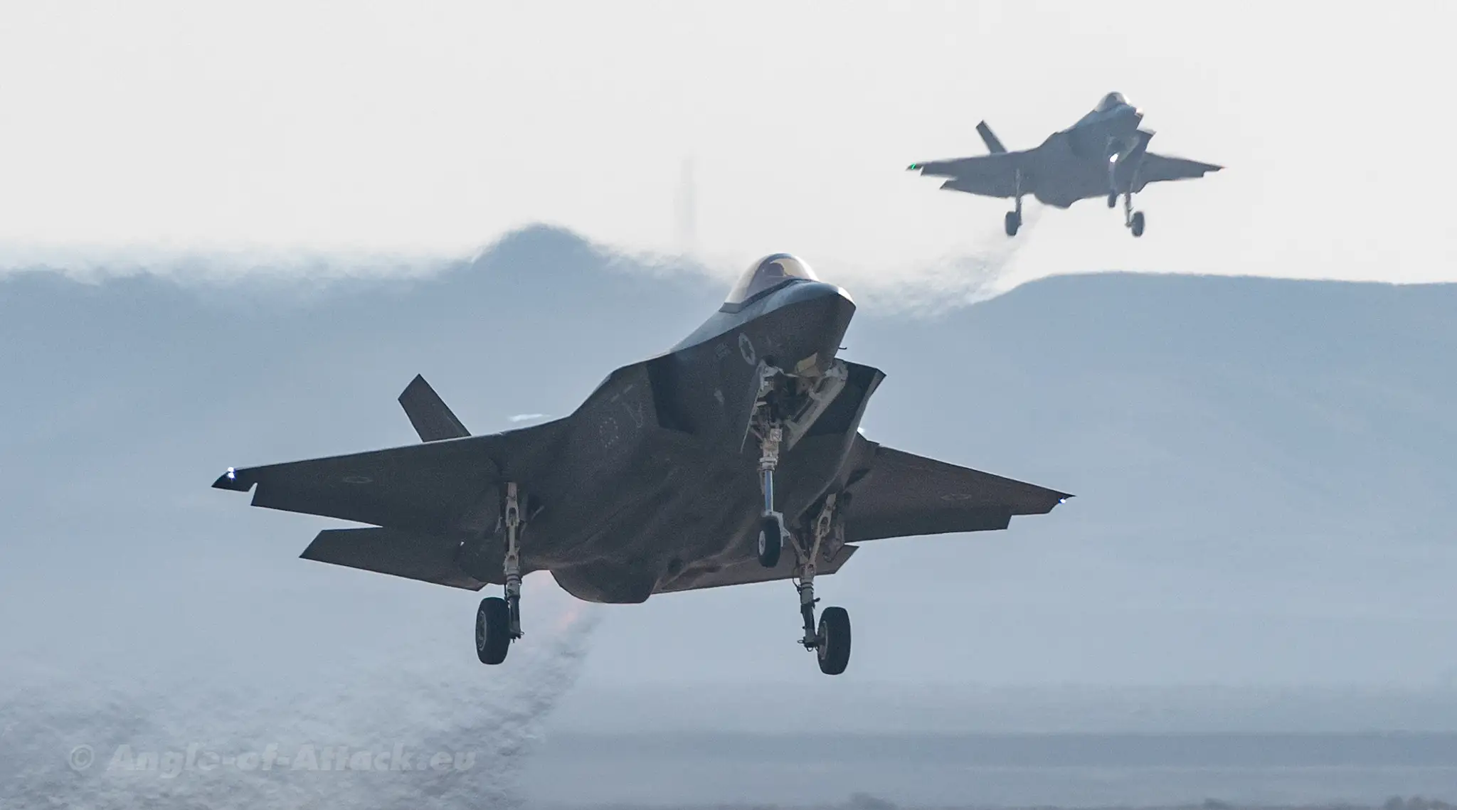 Izraelská stíhačka F-35I Adir pri vzlete