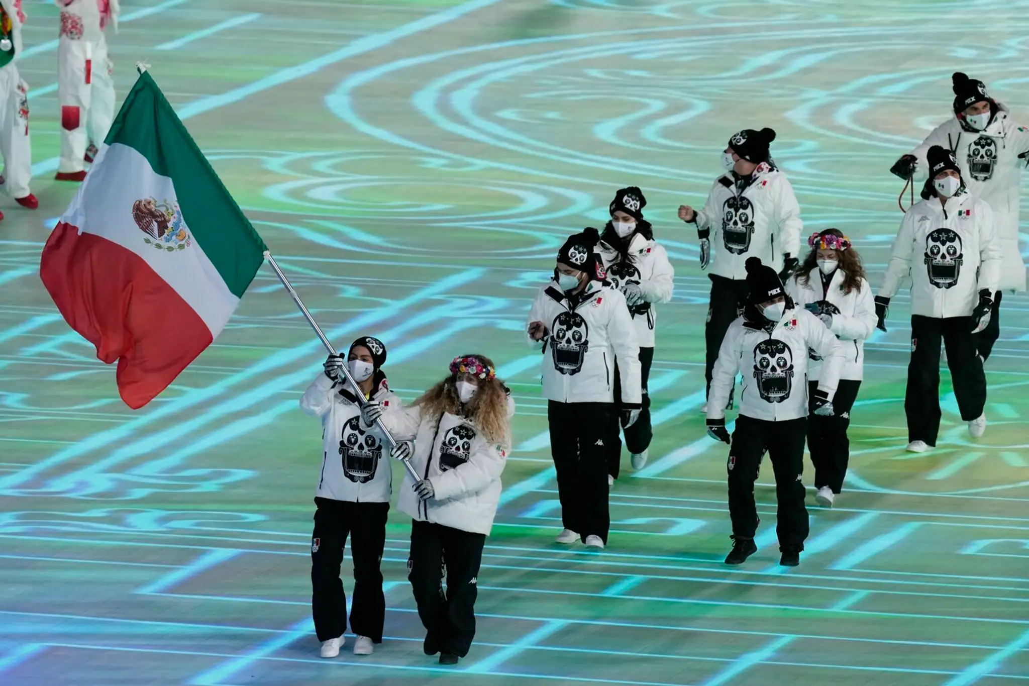 Mexická výprava na otváracom ceremoniáli ZOH 2022.
