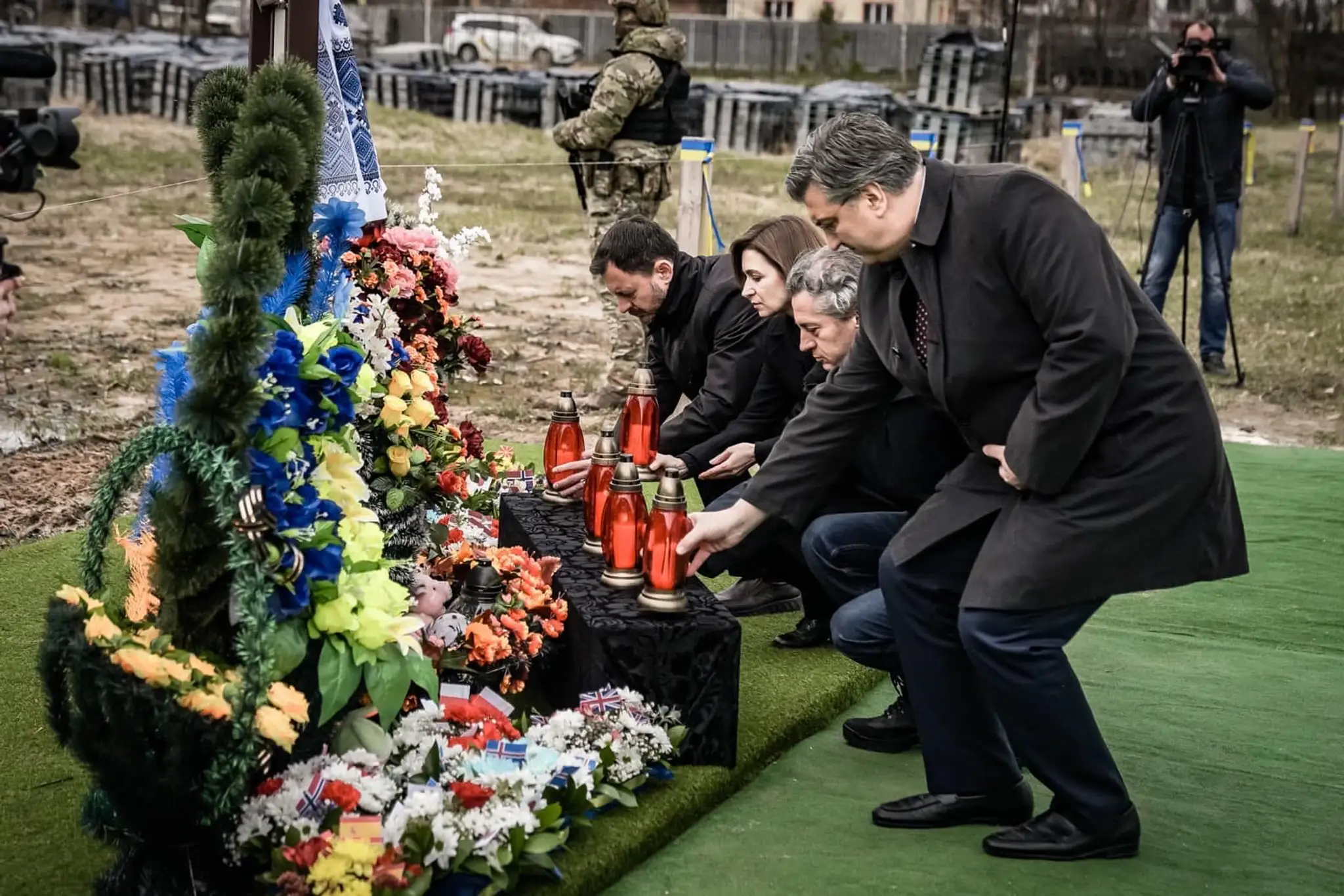 Slovenská delegácia na Ukrajine.