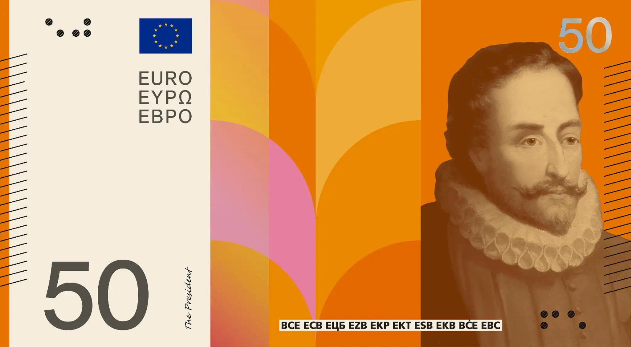 Eurobankovky Návrh C