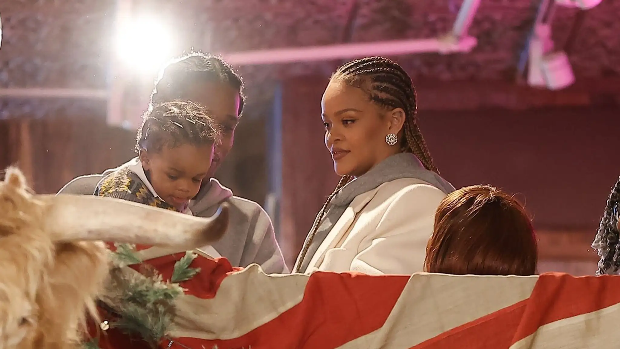 Rihanna s rodinou