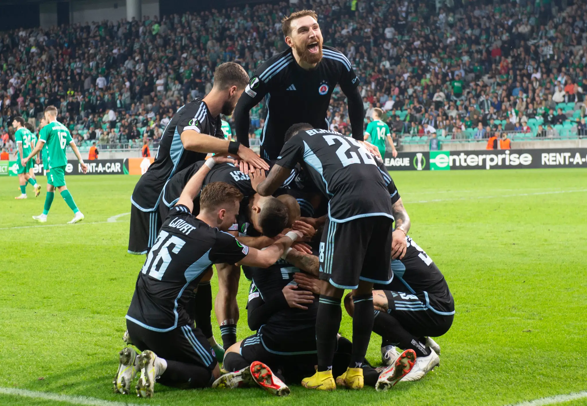 NK Olimpija Ľubľana - ŠK Slovan Bratislava.