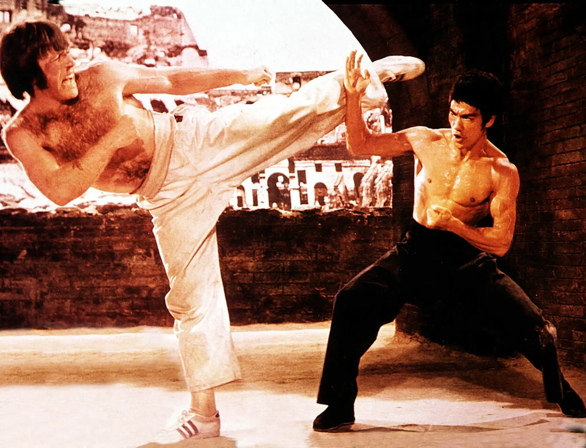 Súboj s Bruceom Lee vo filme Hra smrti.