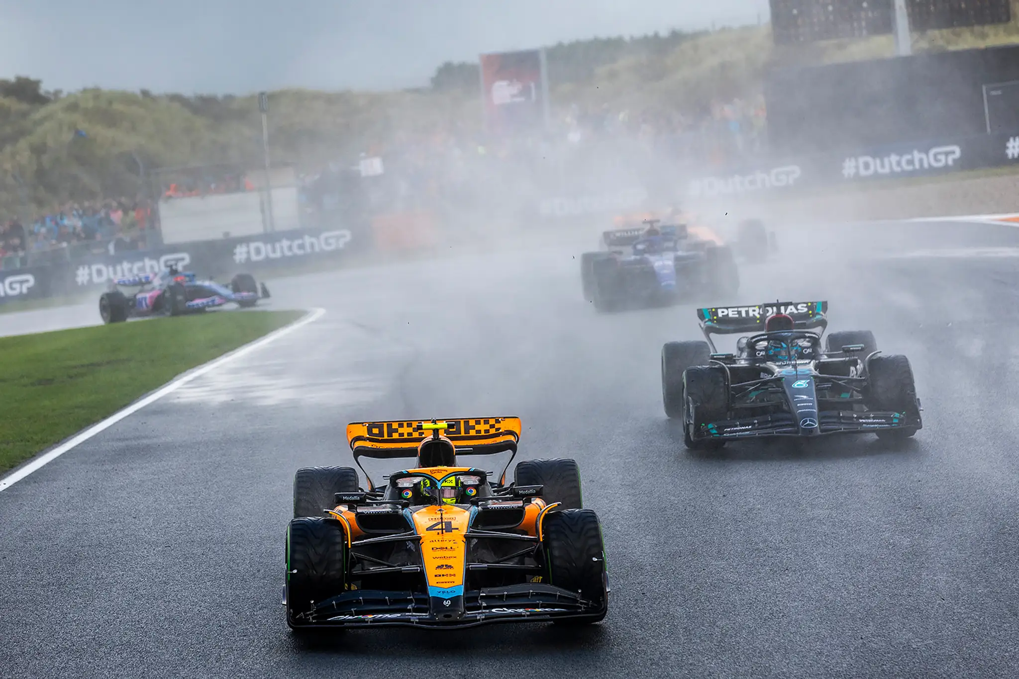 Lando Norris na Ferrari.