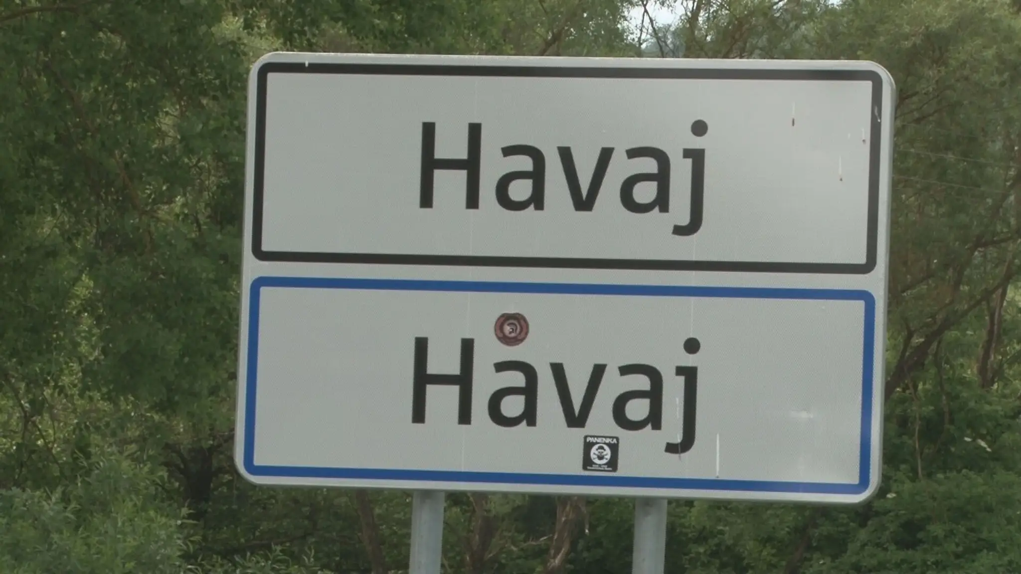 Tabule v dedine Havaj.