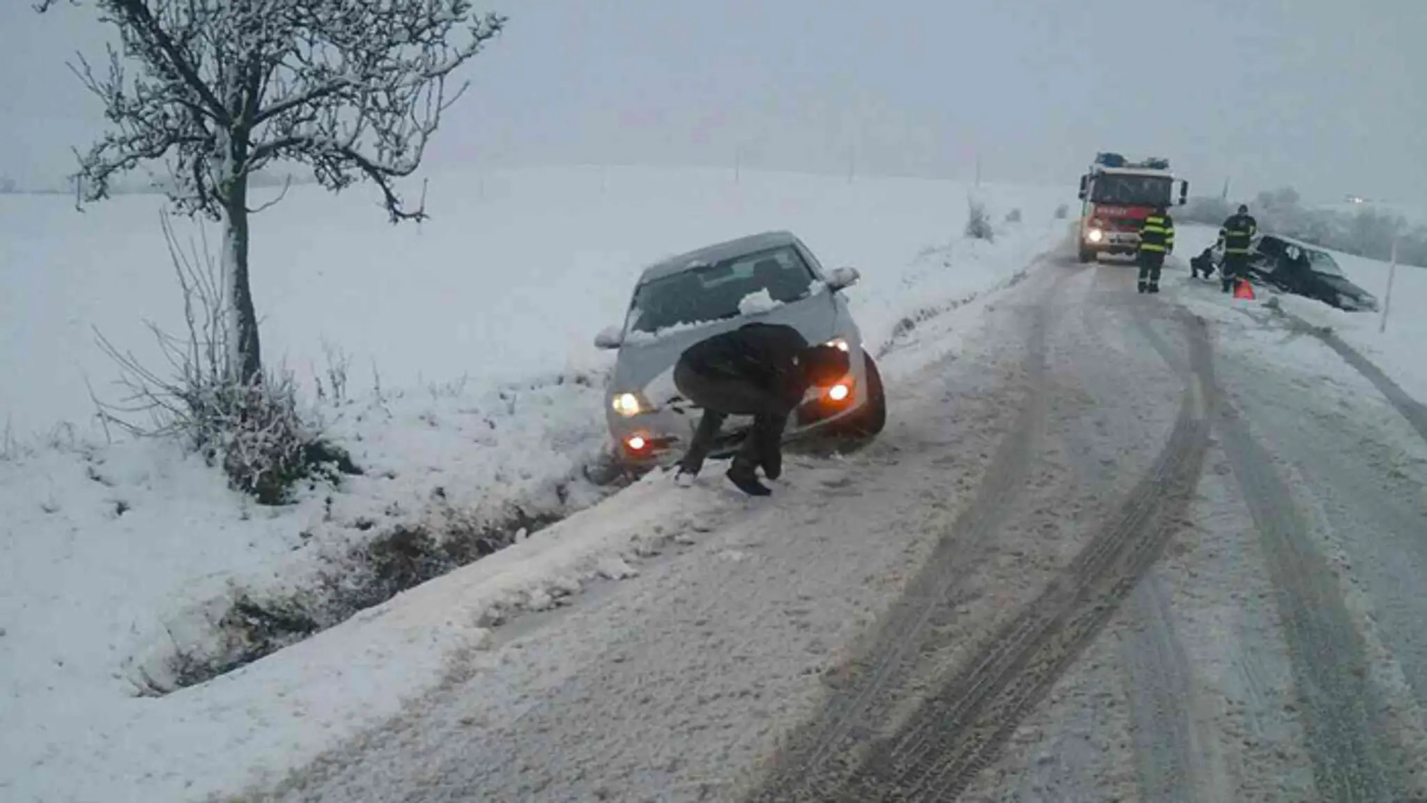 Nad hlavou mala spolujazdca.