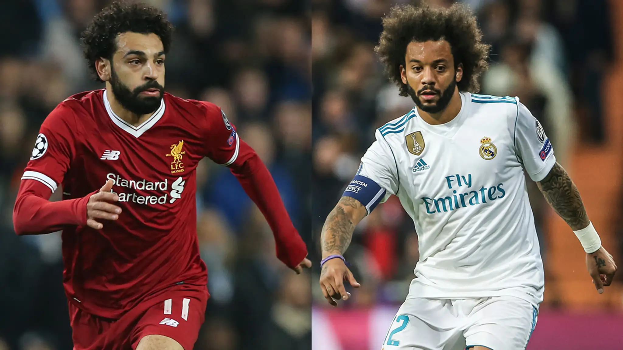 Mohamed Salah vs. Marcelo.