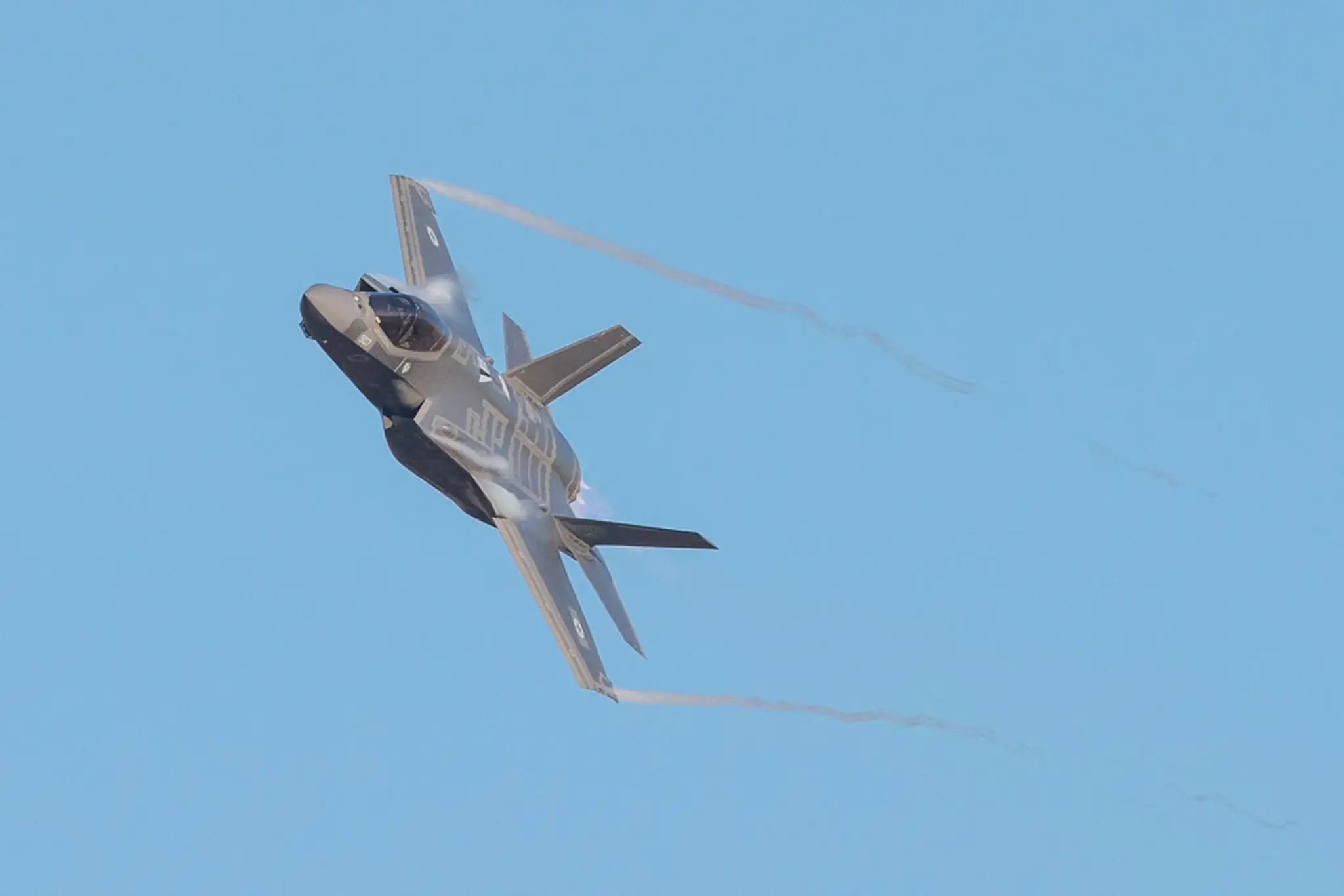 Izraelská stíhačka F-35I Adir vo vzduchu