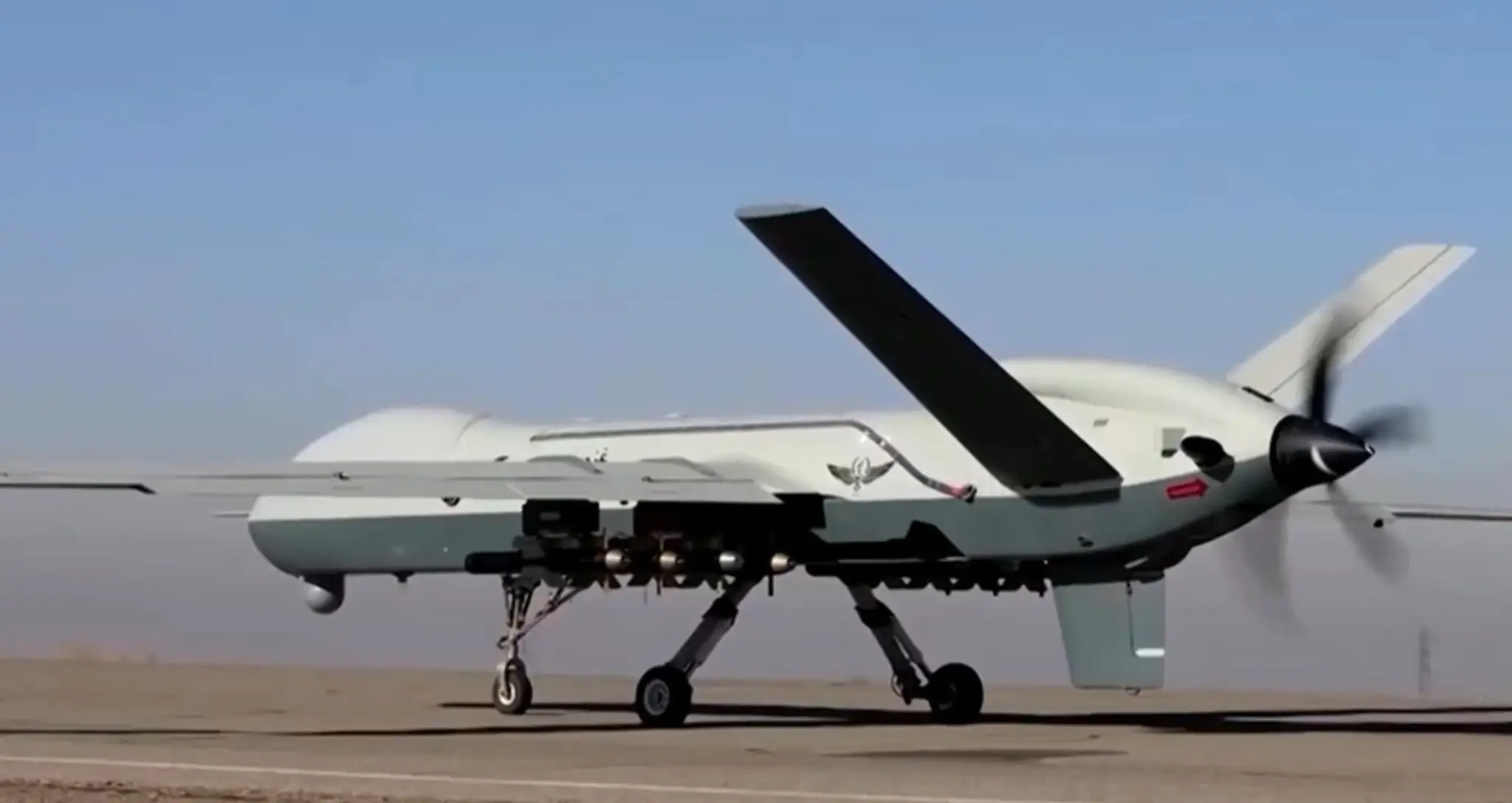 Iránsky bojový dron Gaza.