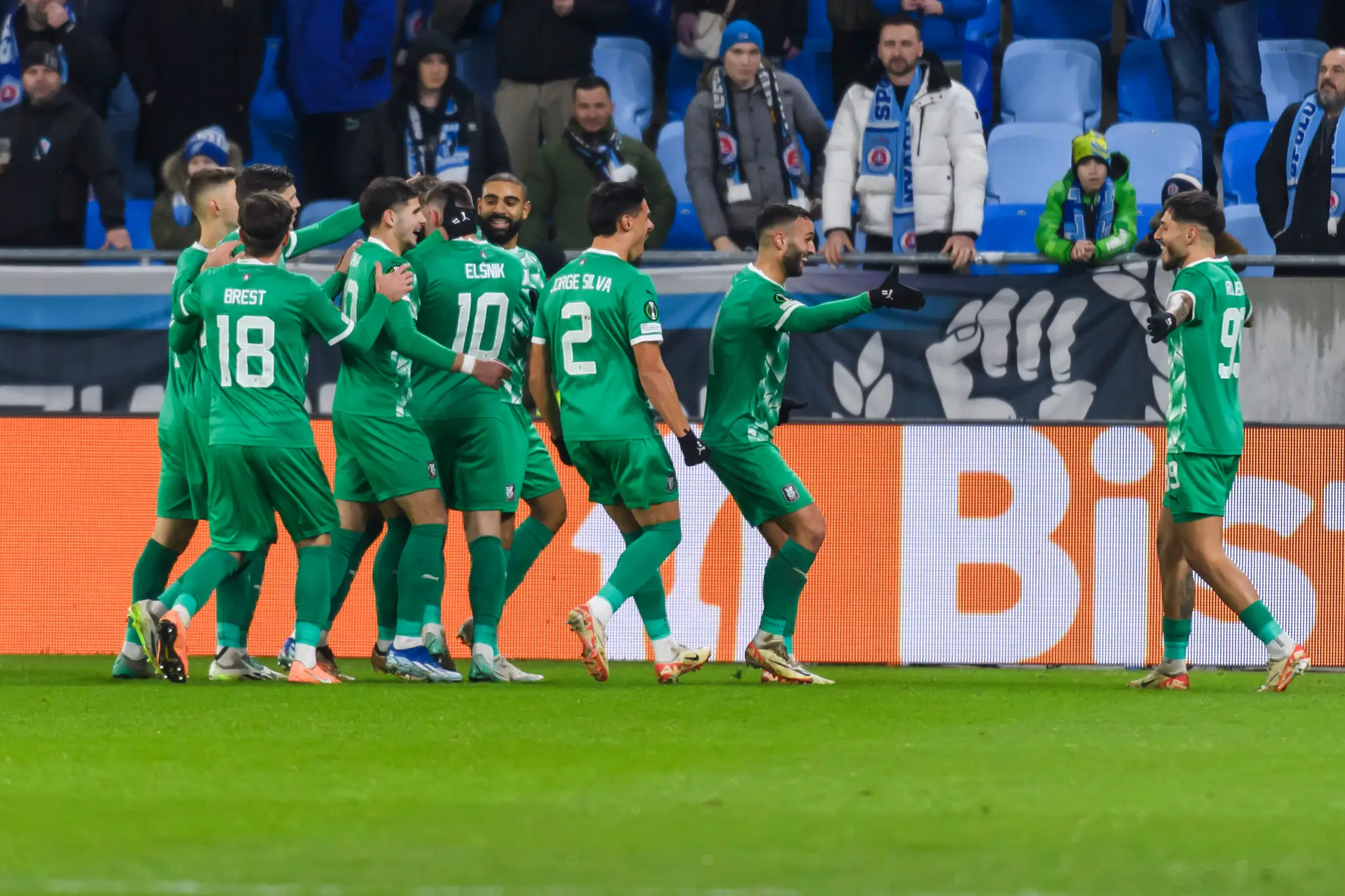 Slovan Bratislava - Olimpija Ľubľana.