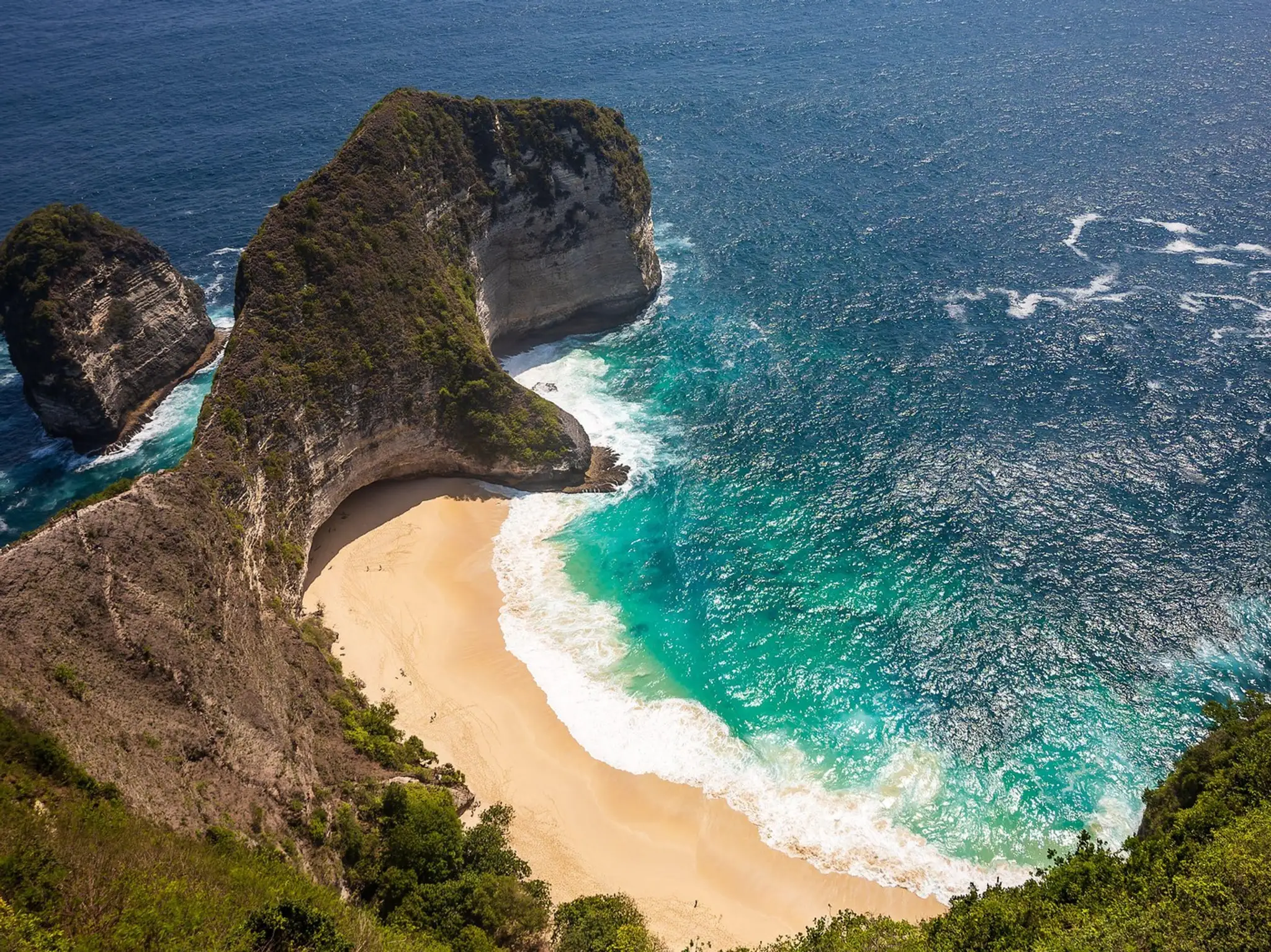 Kelingking, Bali, Indonézia