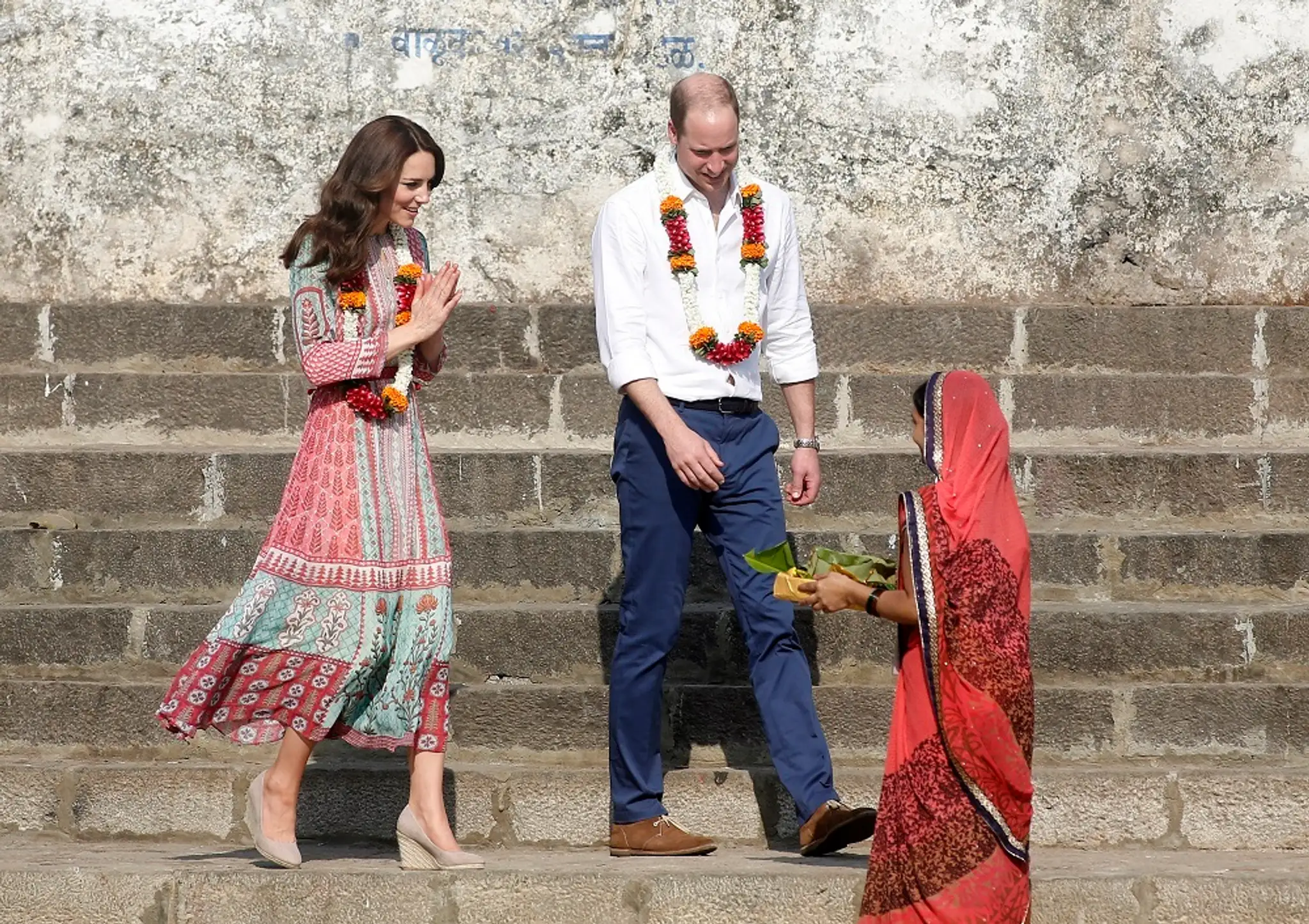William a Kate v Indii