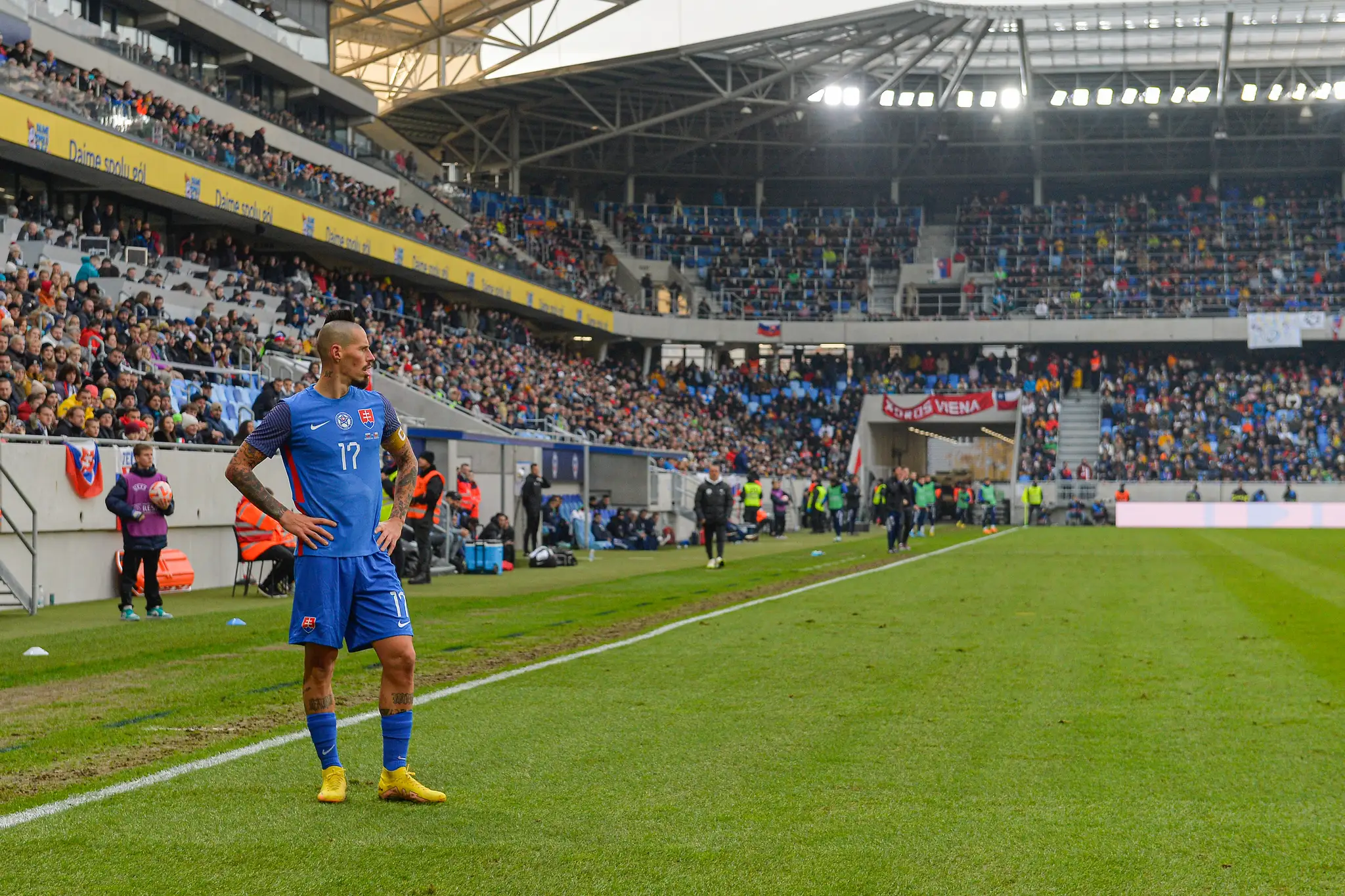 Marek Hamšík sa s reprezentáciou rozlúčil v prípravnom zápase s Čile.