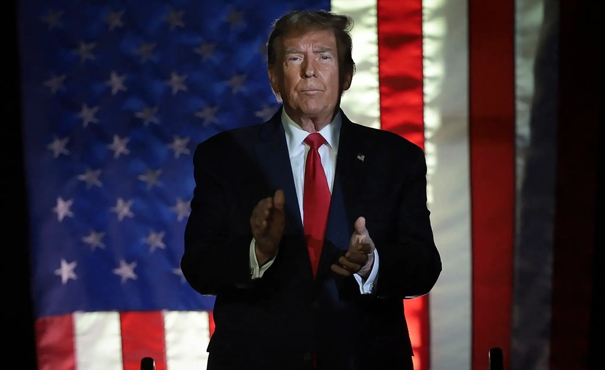 Bývalý americký prezident počas predvolebného mítingu v Južnej Karolíne.