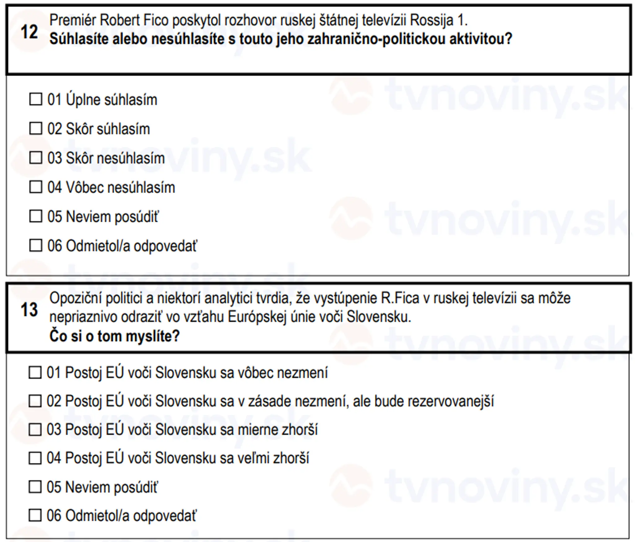 Otázky, ktoré sa pýta Štatistický úrad SR