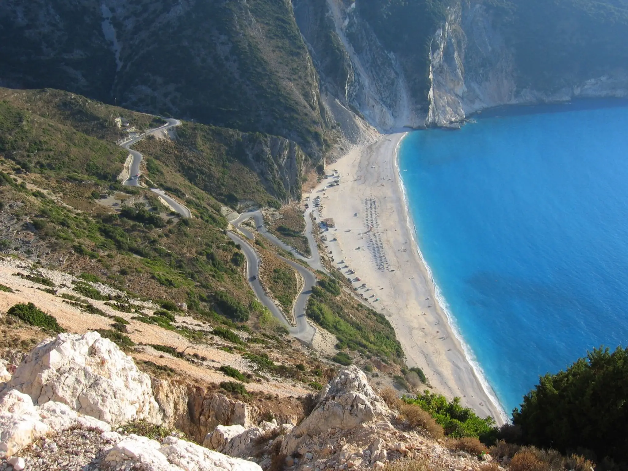 Myrtos, Kefalonia, Grécko