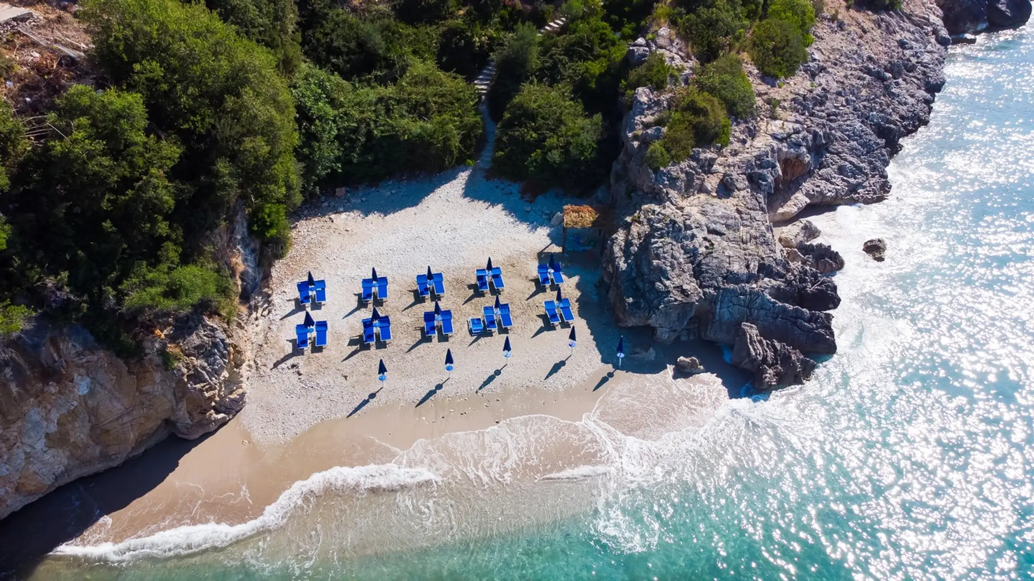 Príroda v Albánsku.
