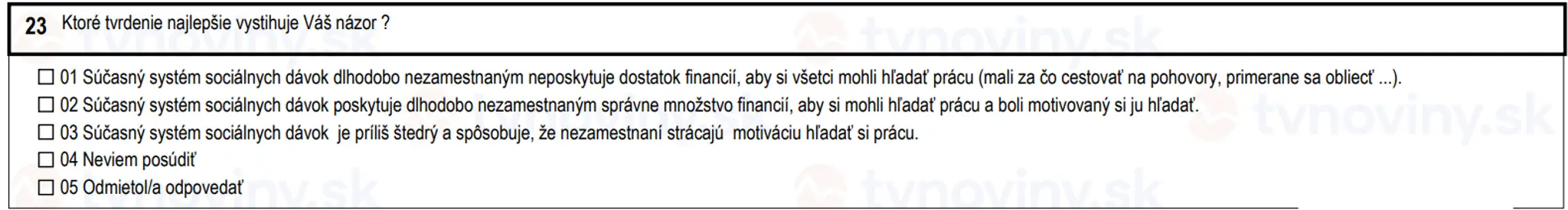 Otázky, ktoré sa pýta Štatistický úrad SR