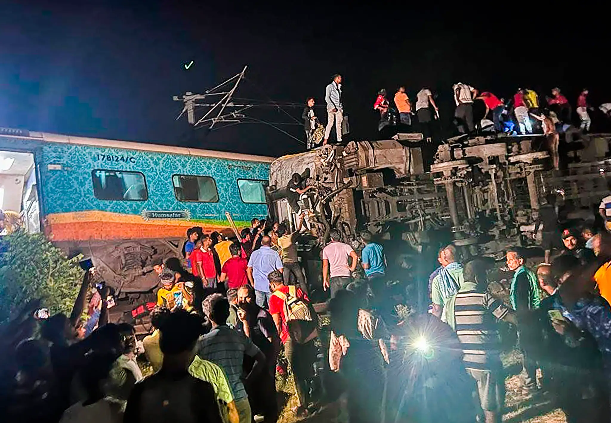 Havária vlaku v Indii