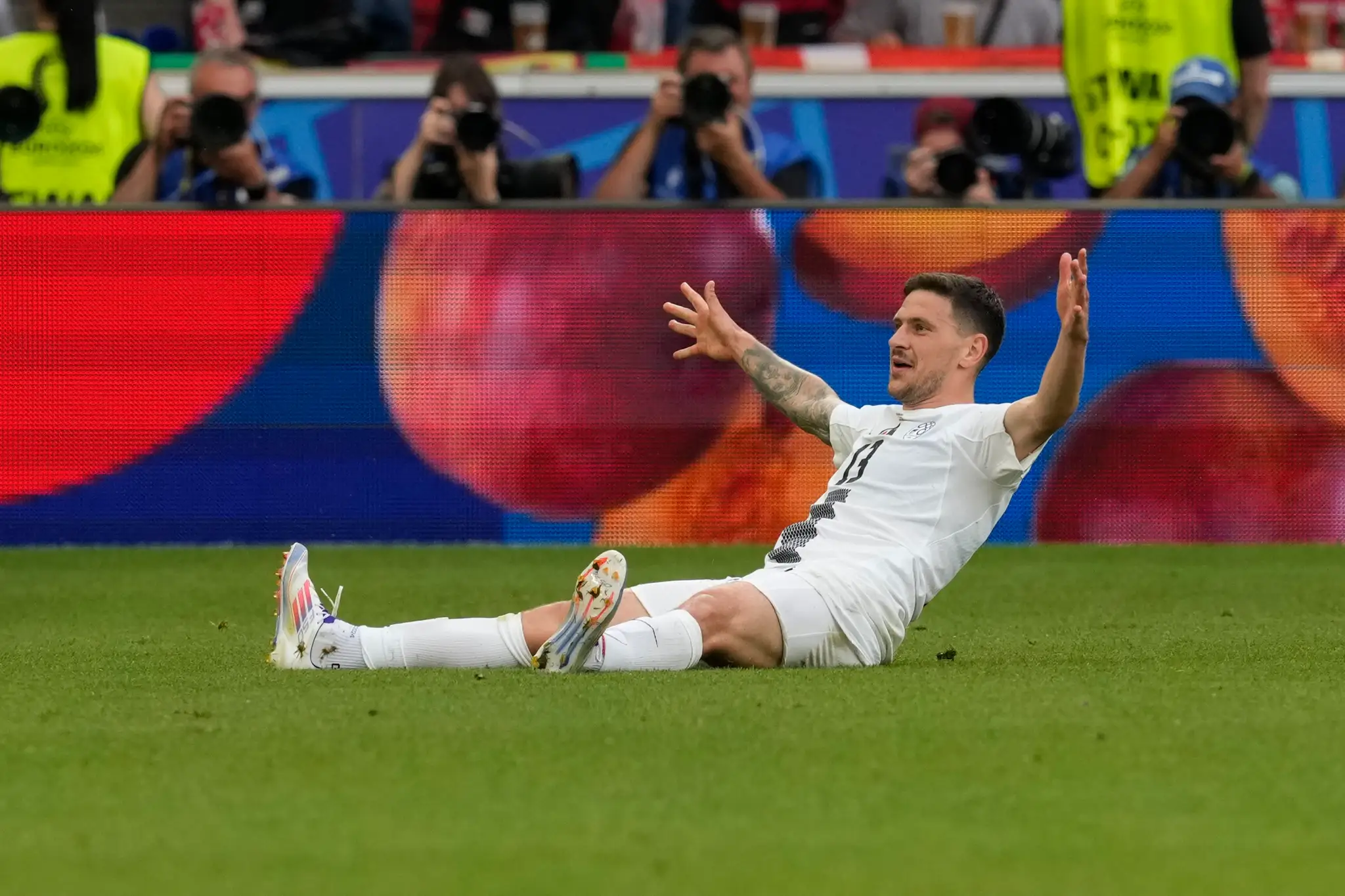 Slovinsko - Dánsko 1:1 (EURO 2024).