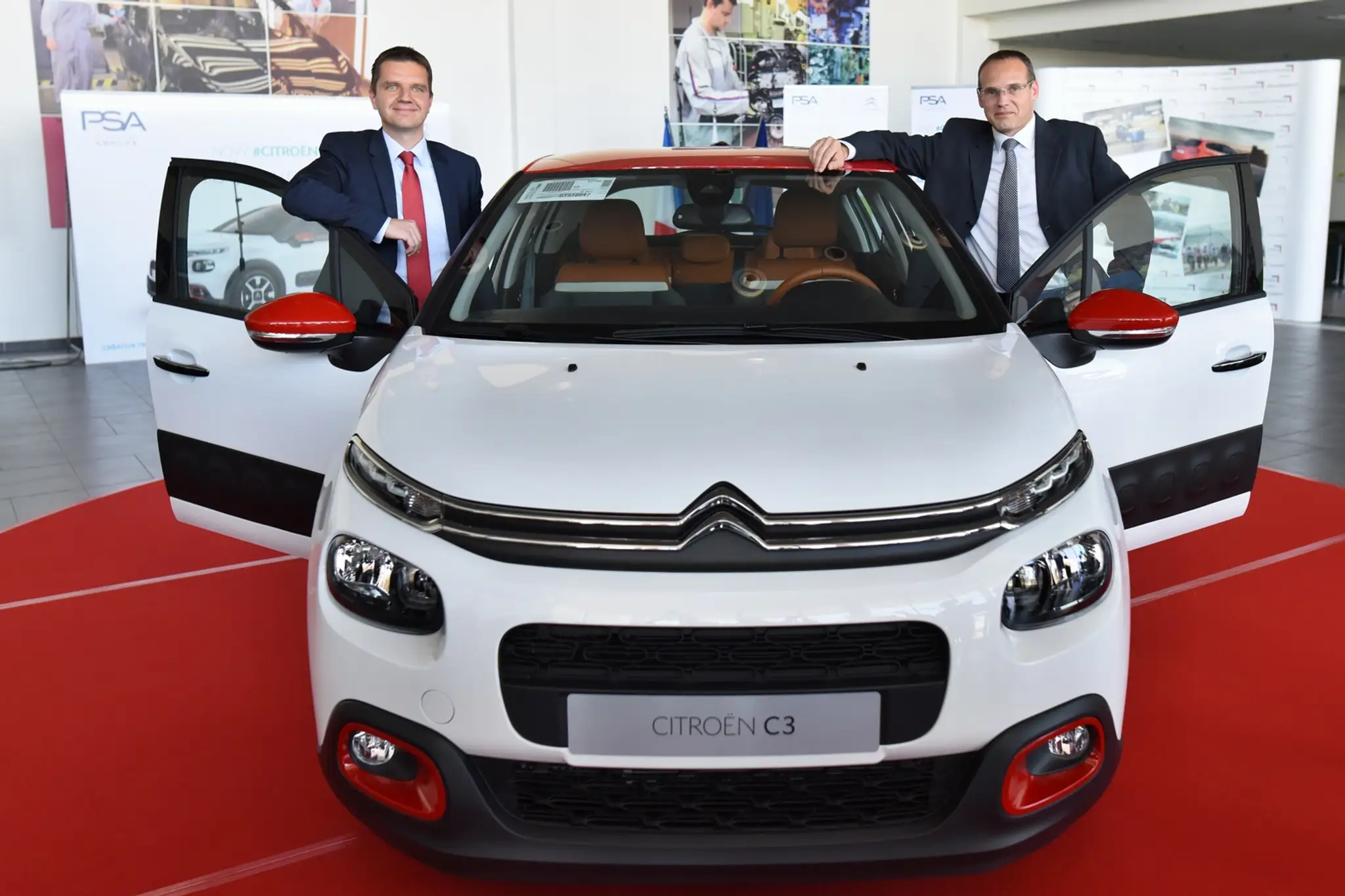 Na snímke nový model automobilu Citroën C3
