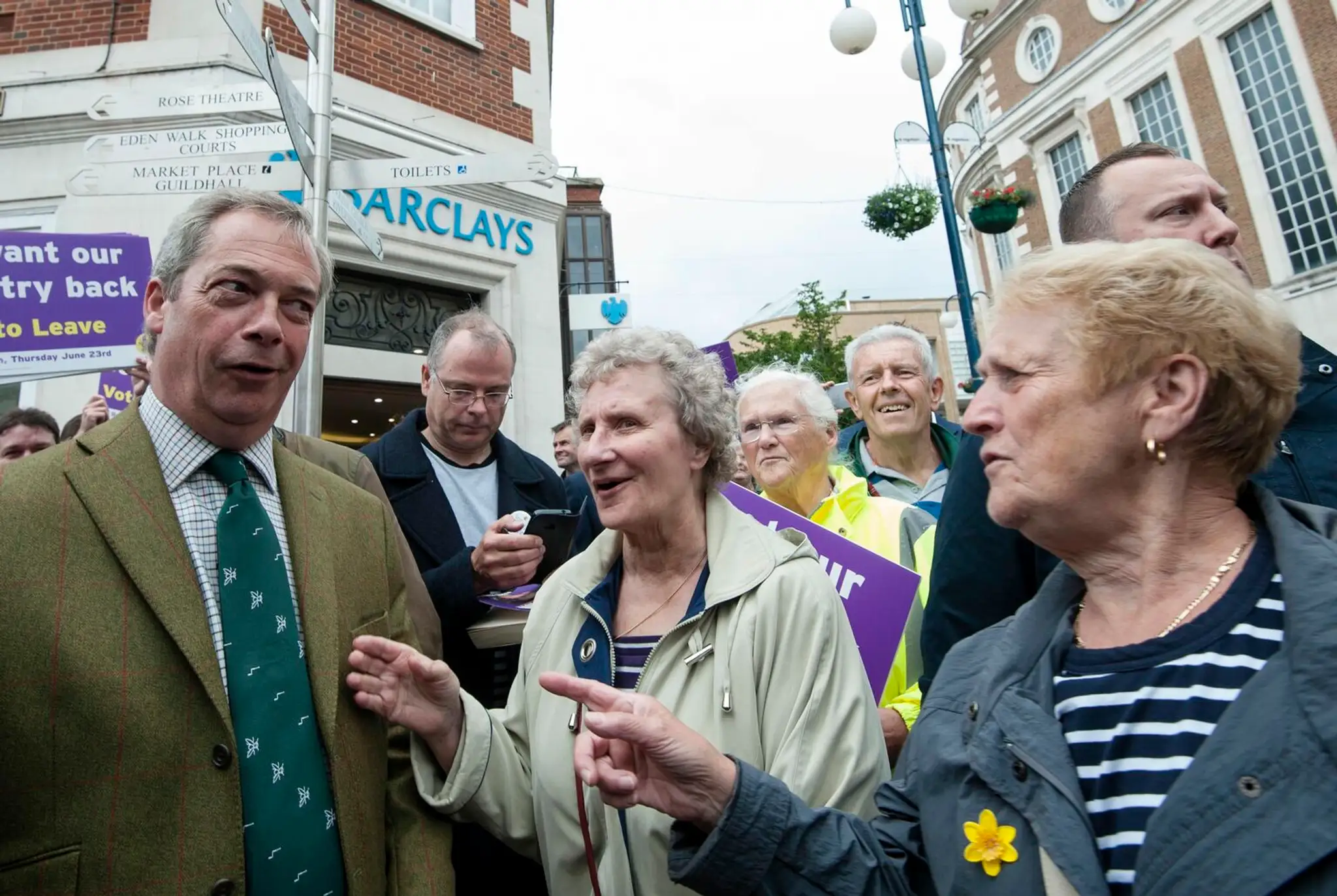 Líder protieurópskej strany UKip Nigel Farage.