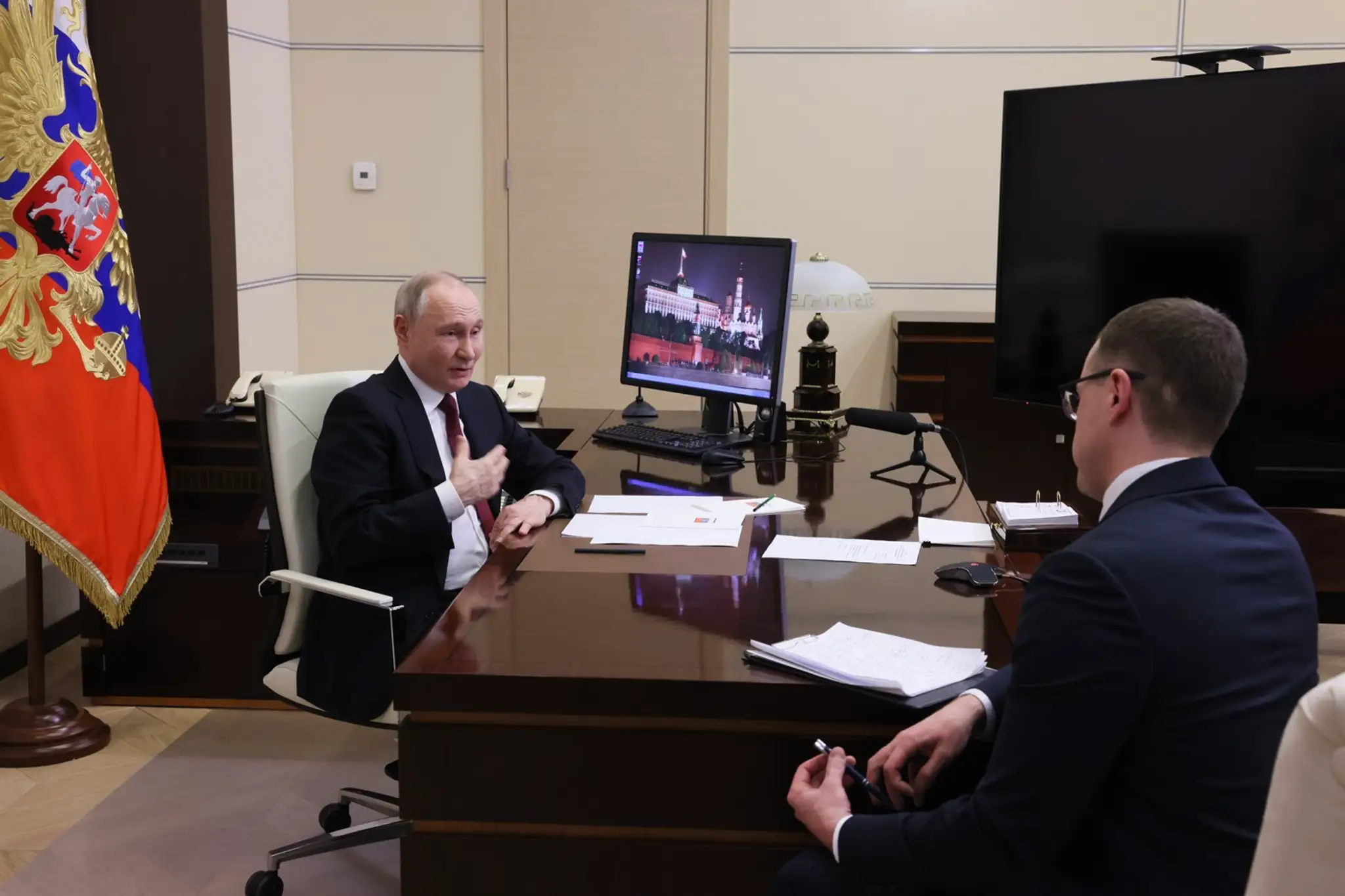 Rozhovor s Putinom.