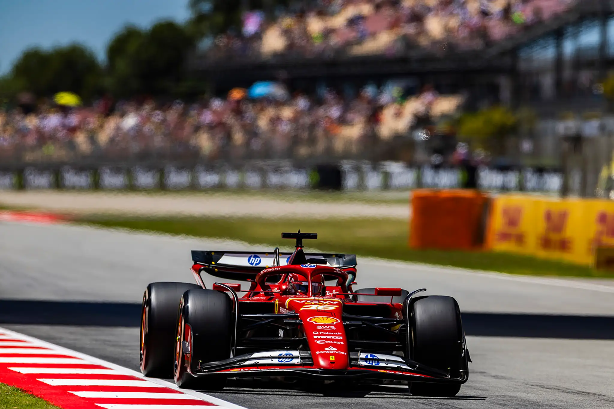 Charles Leclerc na Ferrari.