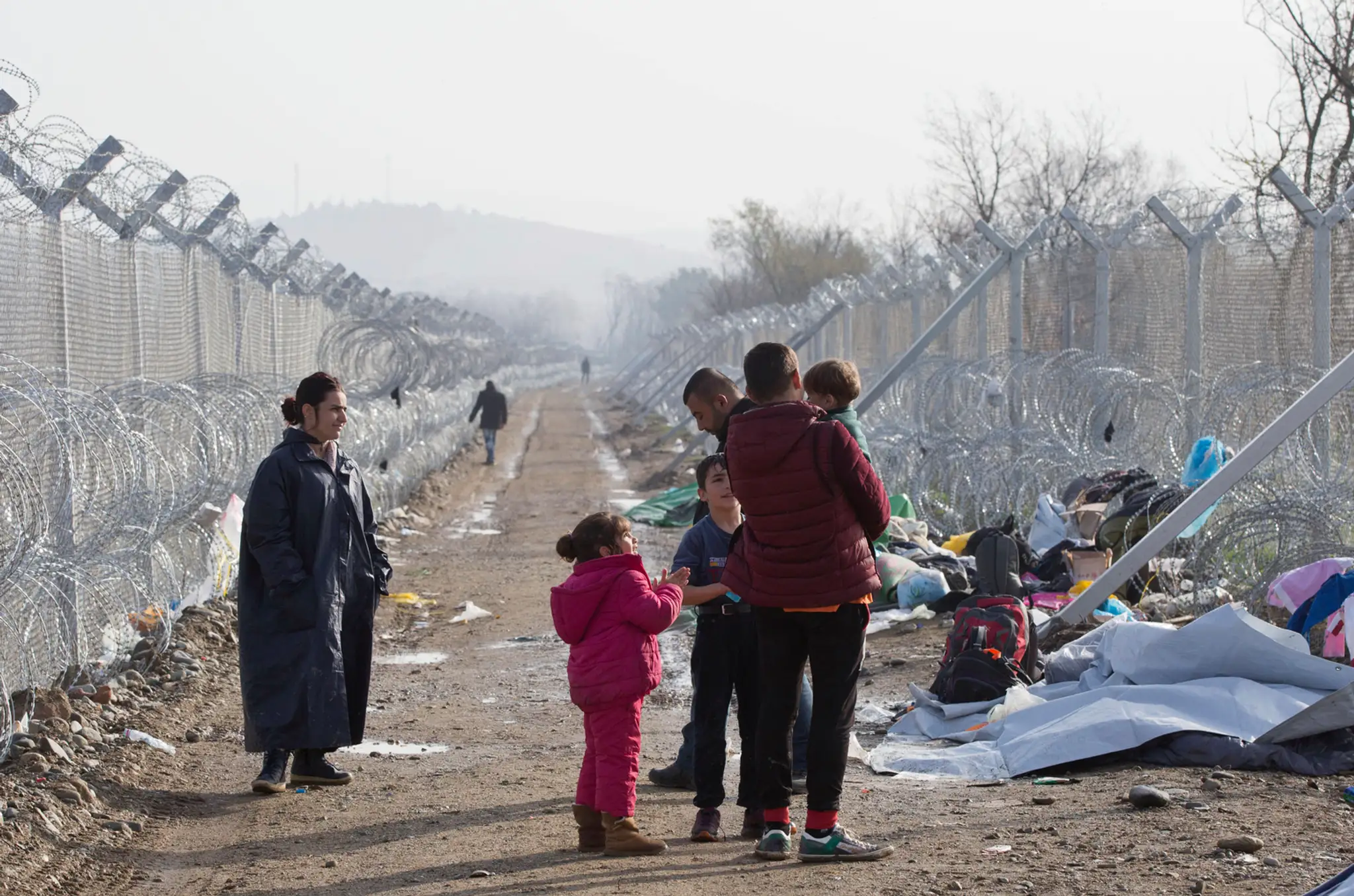 Na grécko-macedónskych hraniciach uviazlo vyše 7000 migrantov.