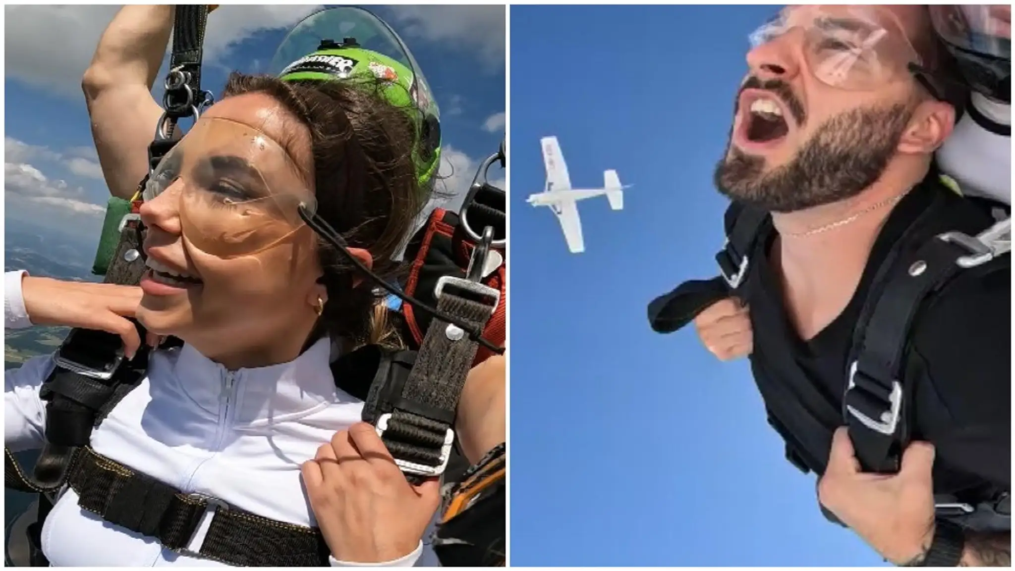 Rasťo s Karolínou skočili z lietadla