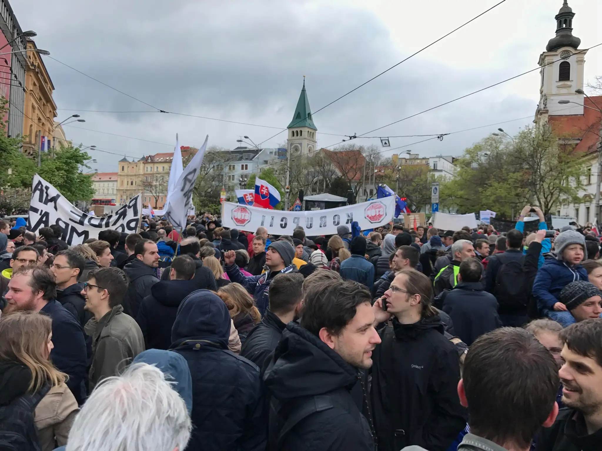 Protest v Bratislave