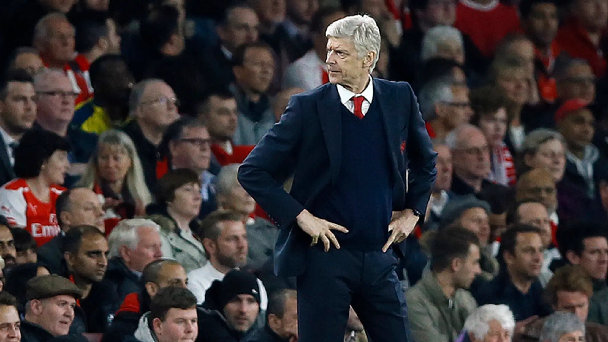 Tréner Arsenalu Arsene Wenger.