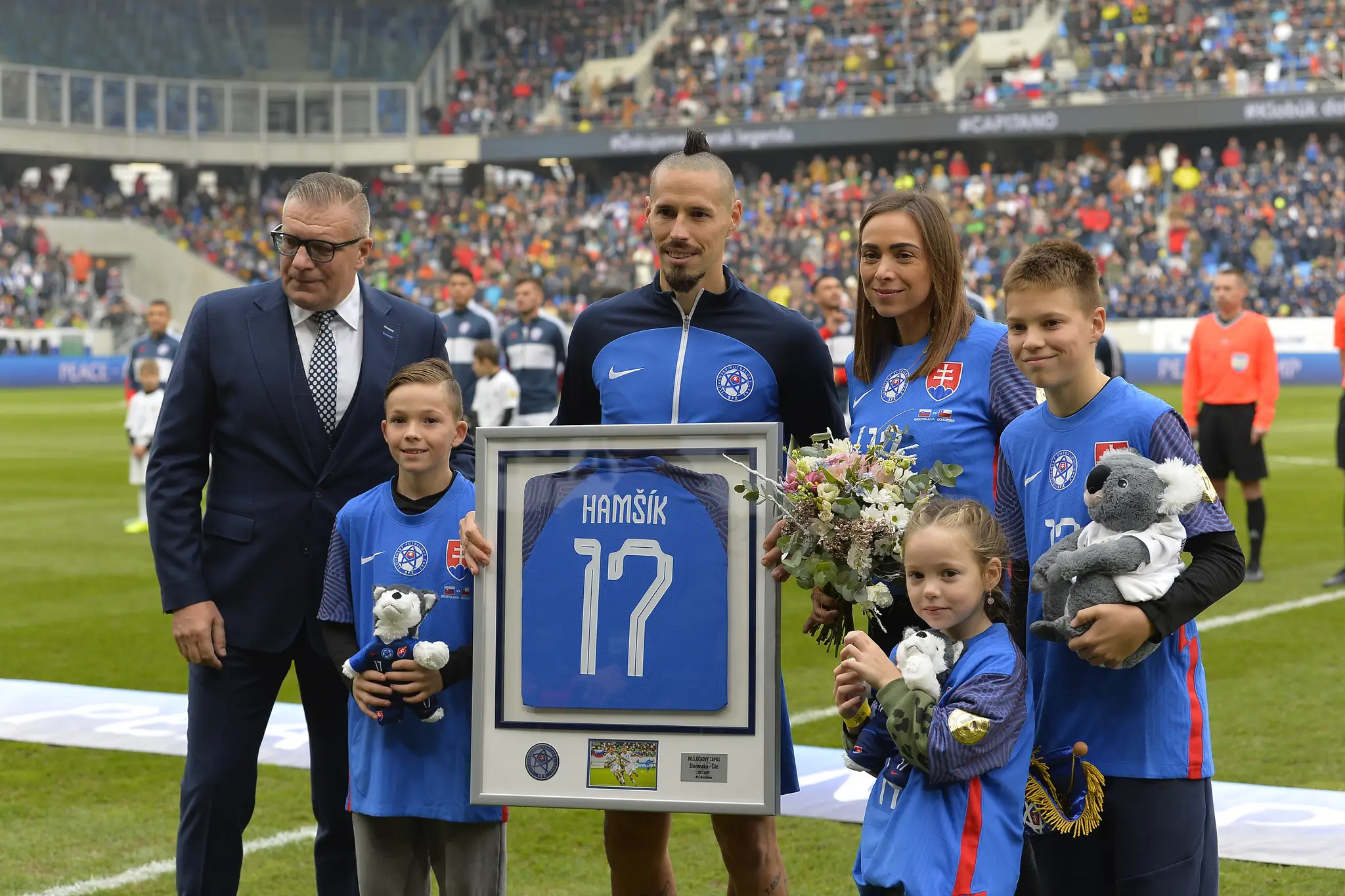 Marek Hamšík sa s reprezentáciou rozlúčil v prípravnom zápase s Čile.