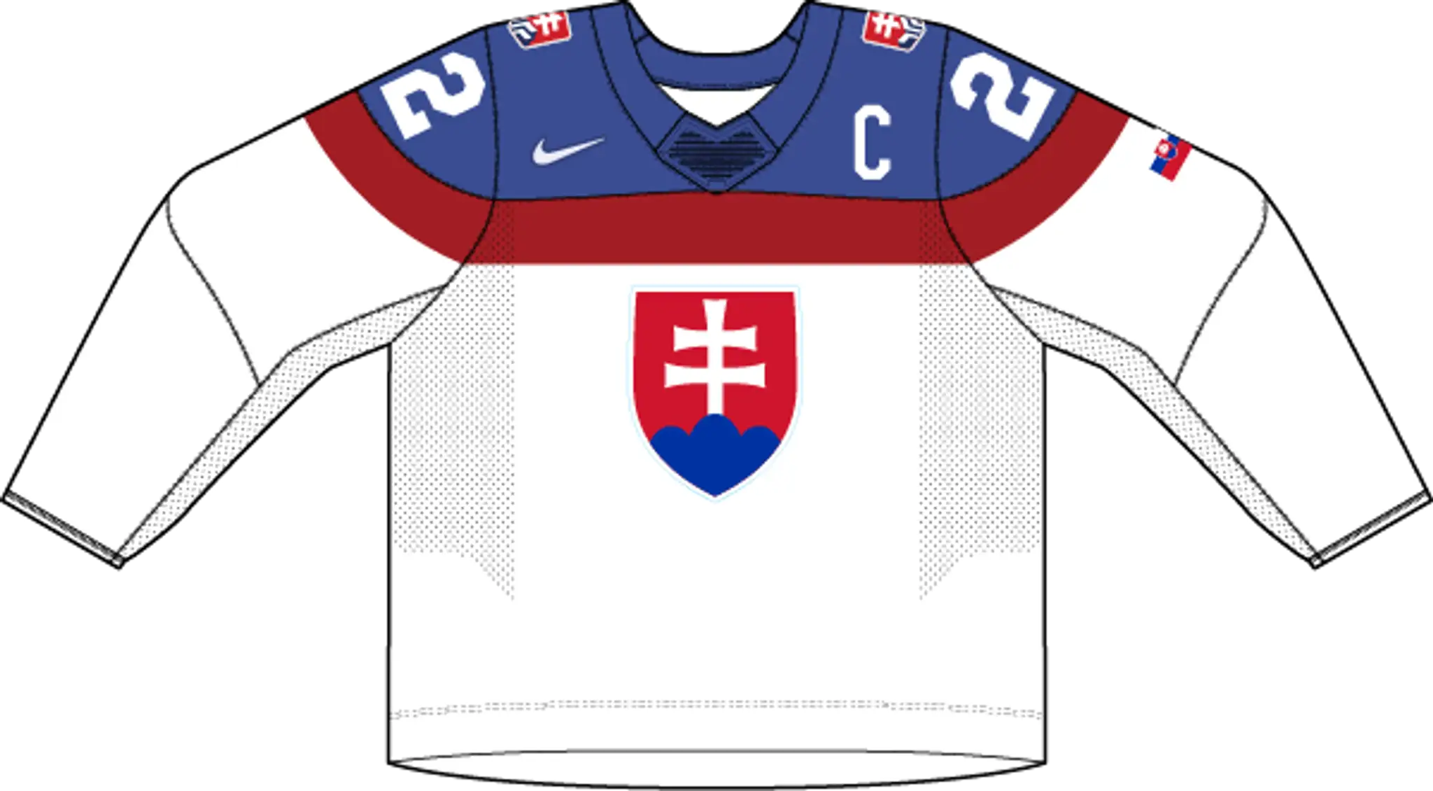 Domáci dres slovenskej reprezentácie.