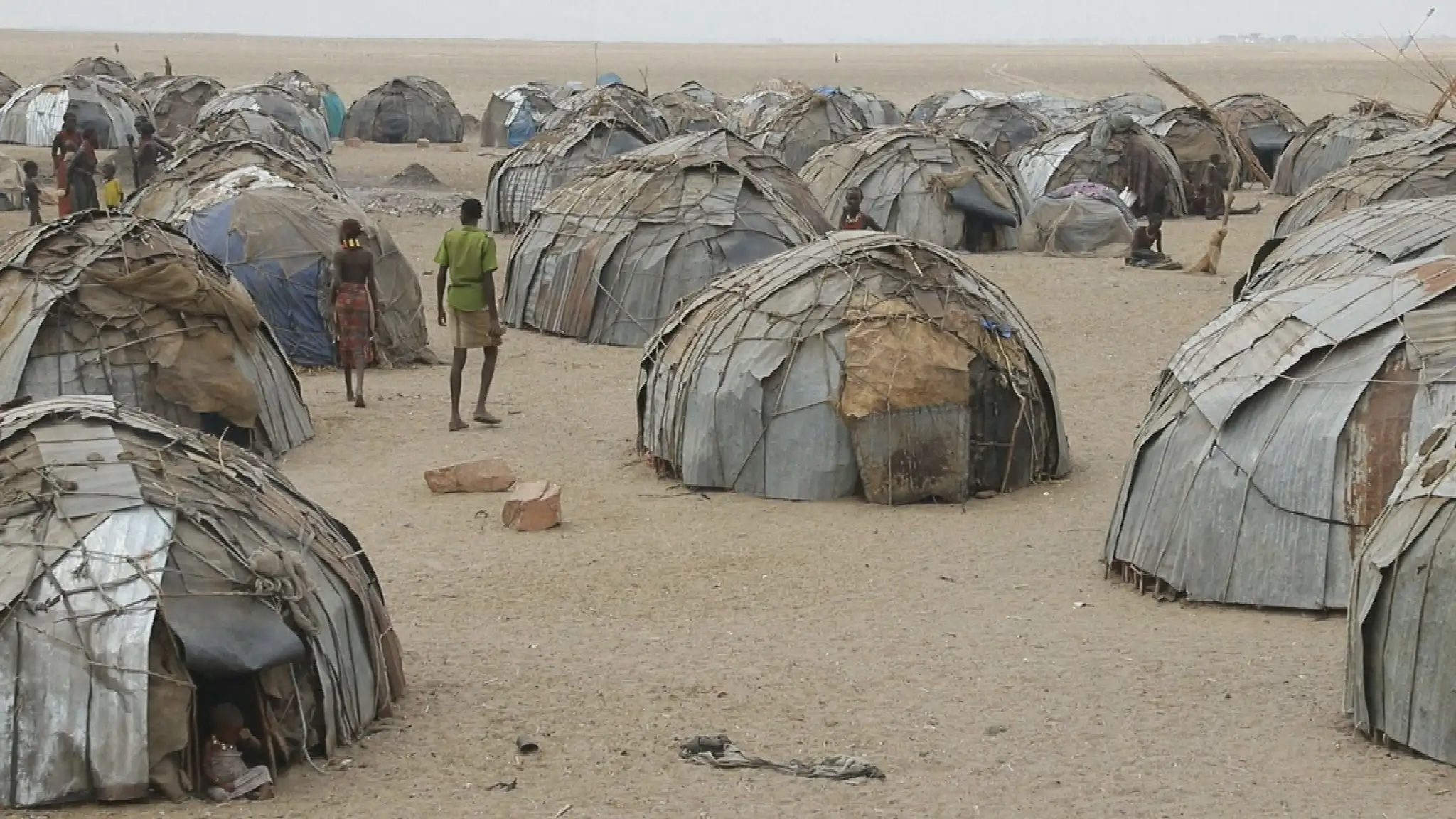 Hladomor v Afrike.
