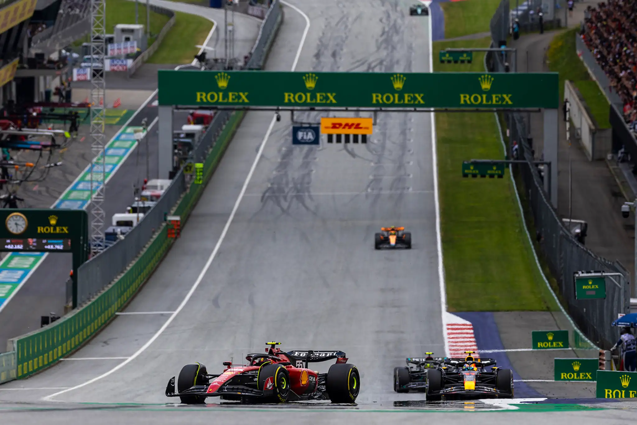 Carlos Sainz na Ferrari.