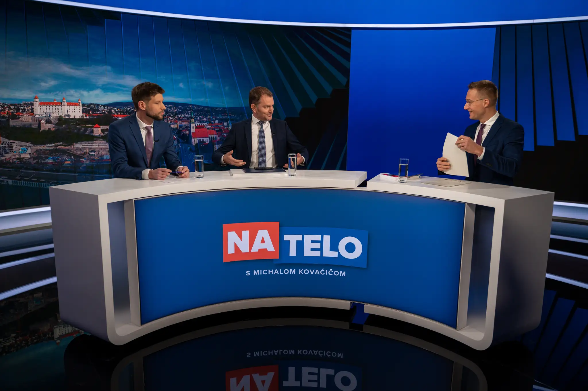 Michal Šimečka a Igor Matovič v relácii Na telo