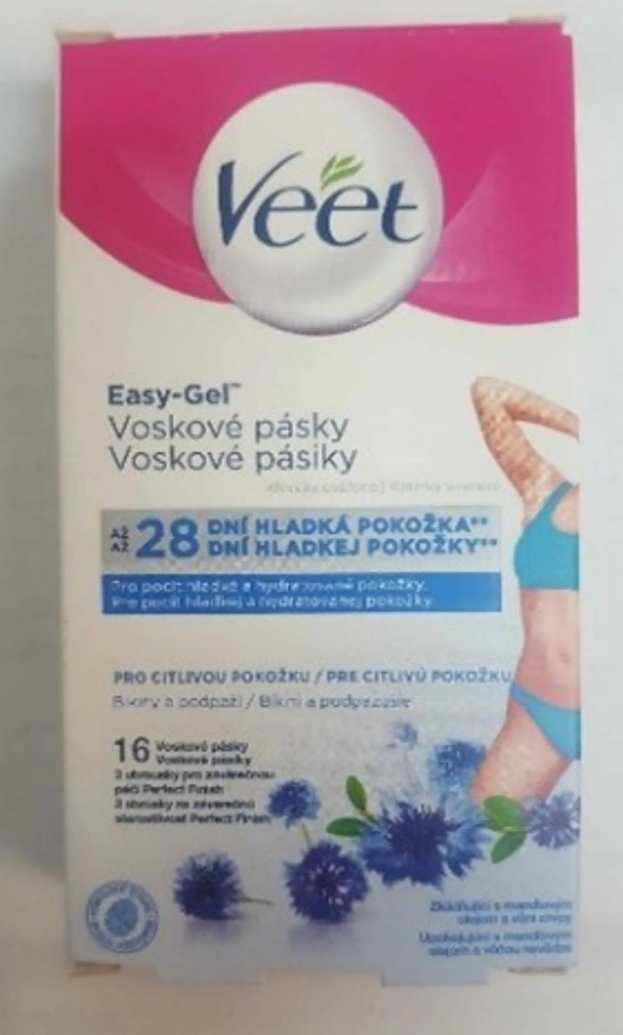 Veet Easy-Gel voskové pásiky
