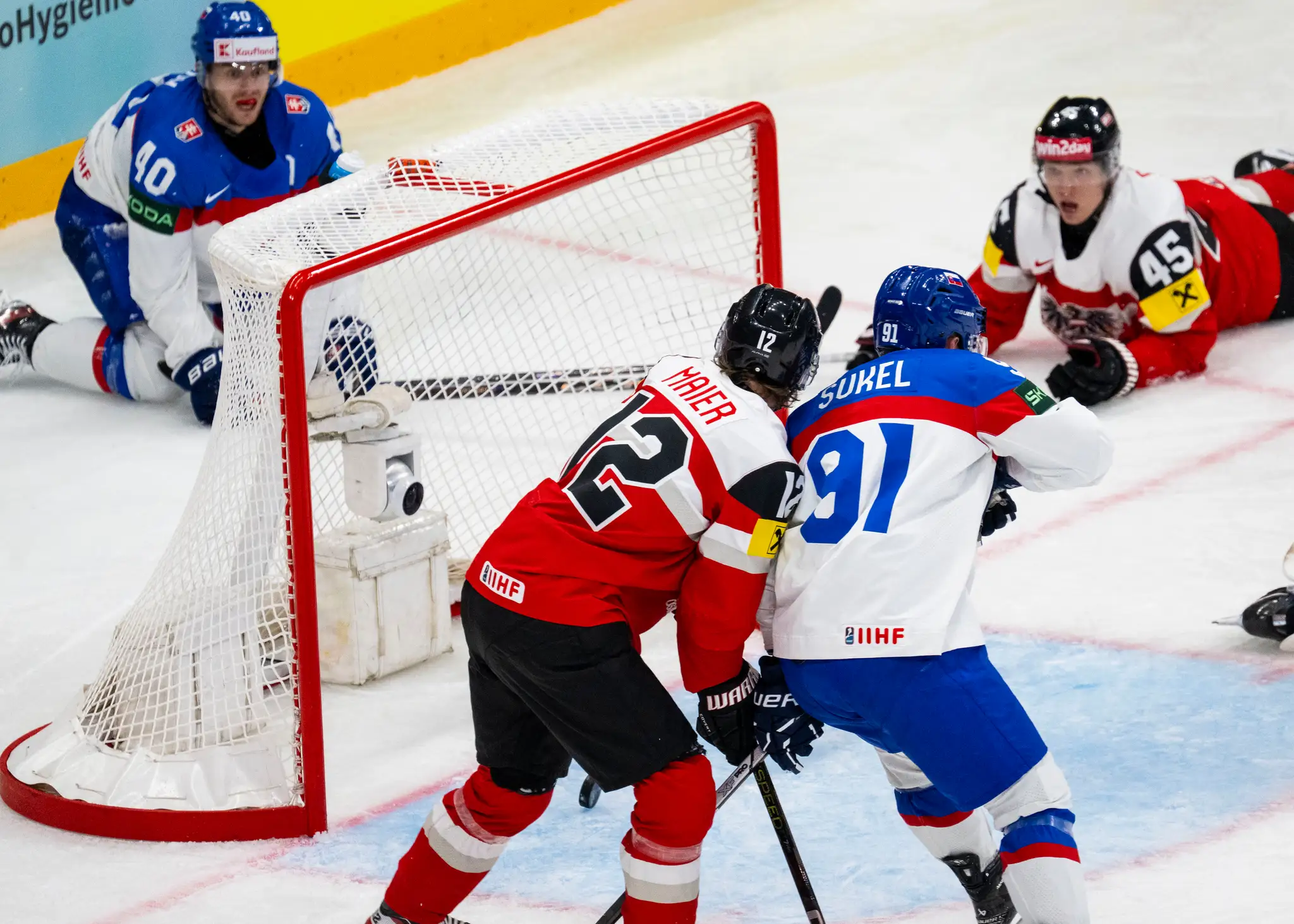 Slovensko - Rakúsko (MS v hokeji 2025)