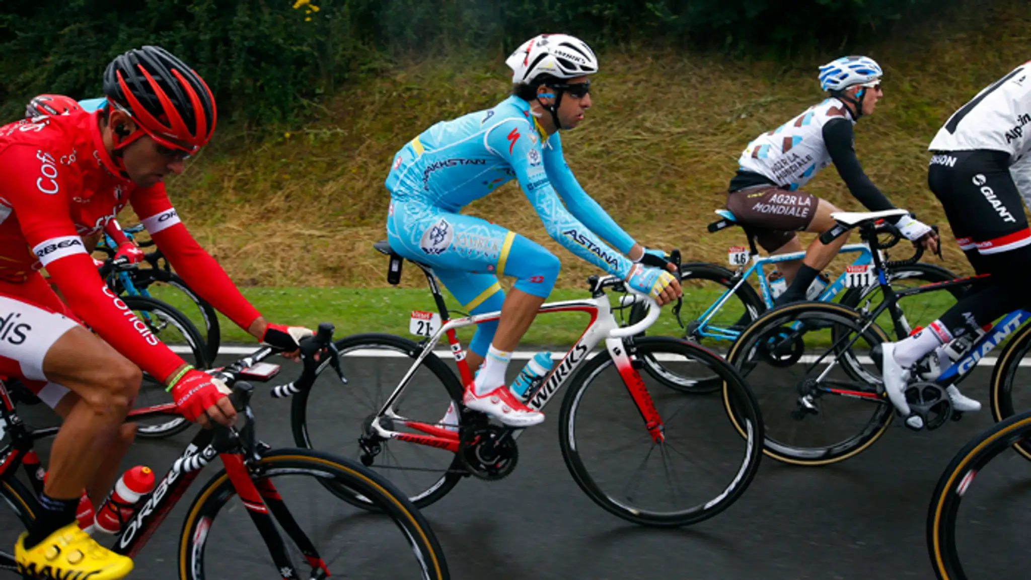 Líder tímu Astana Fabio Aru.
